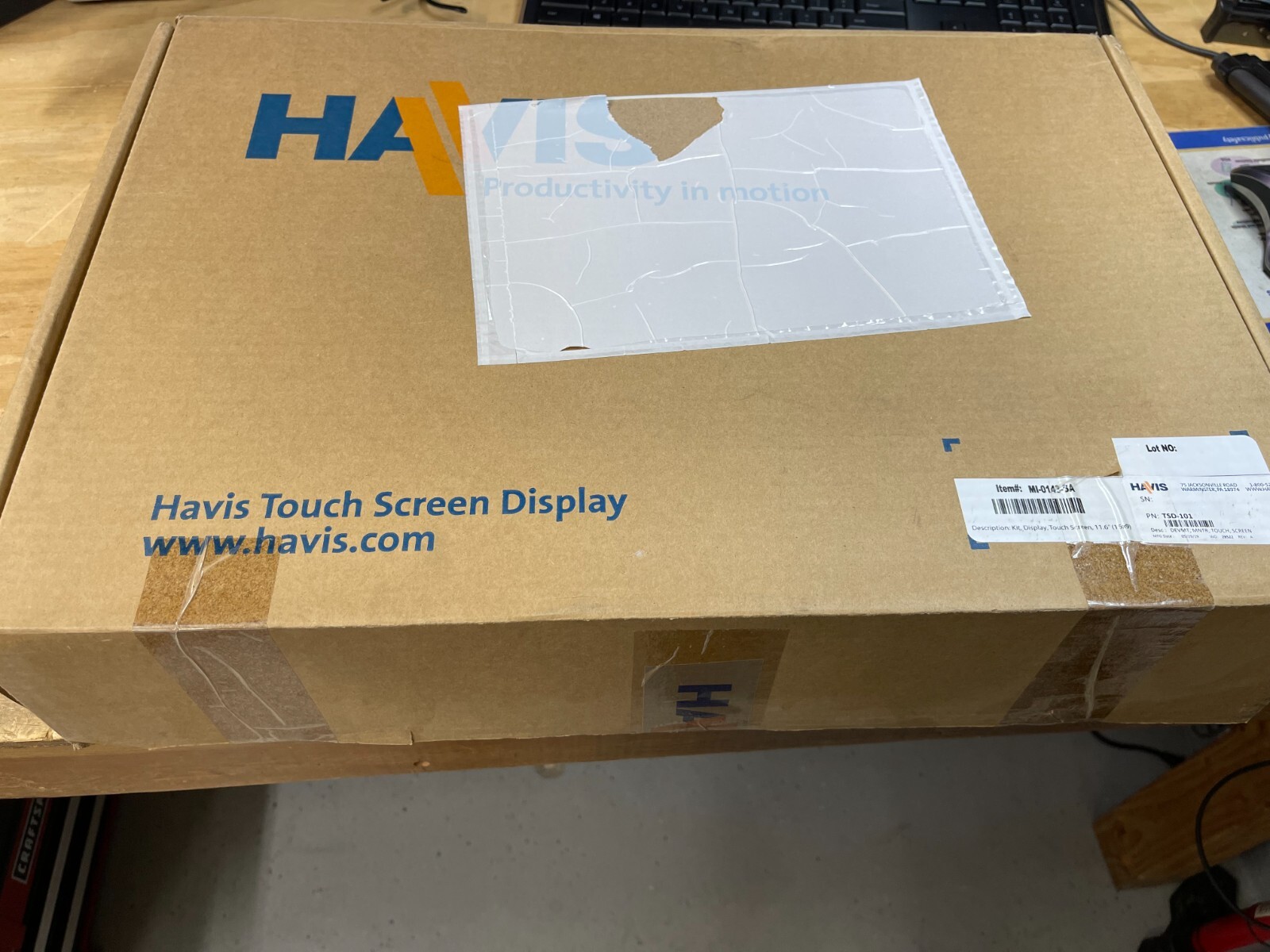 HAVIS TSD-101 11.6 Capacitive Touch Screen Display new in box.