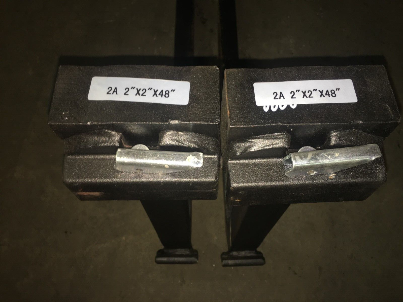 Set of 2 -48″ Long Brick /Block Fork Blade, Class II, 2″ x 2″x 48″
