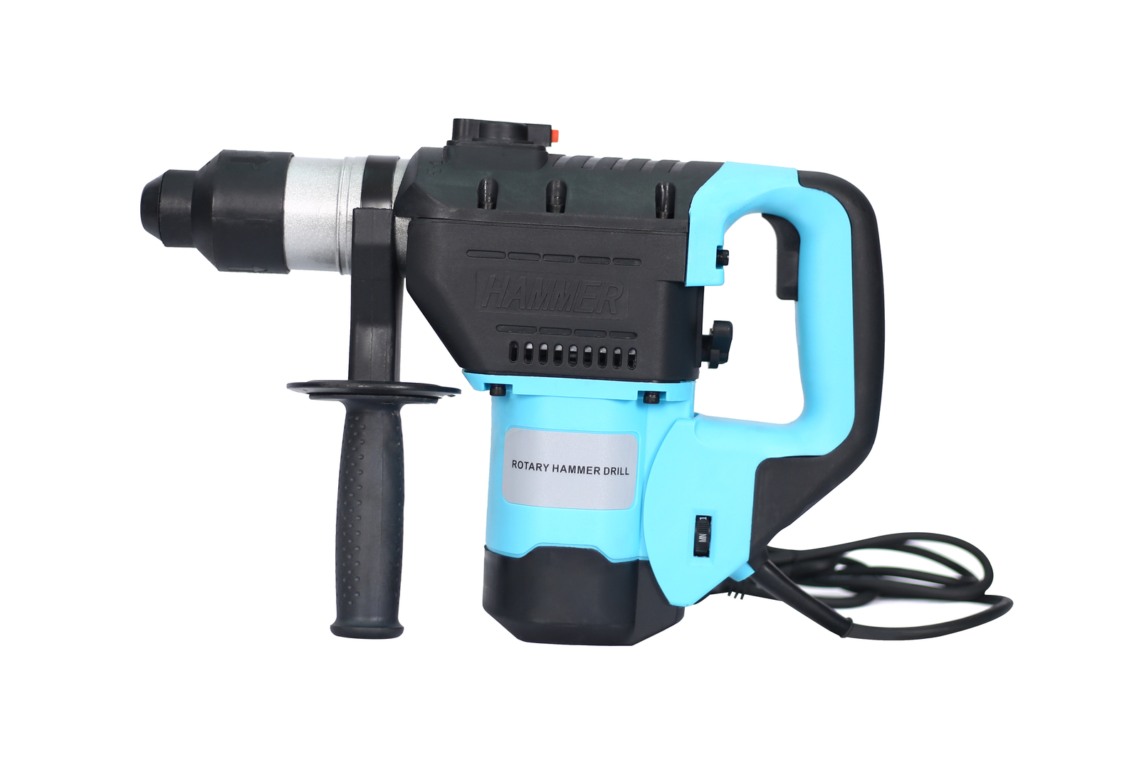 Rotary Hammer 1100W(Blue + Black) 1-1/2″sds Plus Rotary Hammer Drill 3 Functions