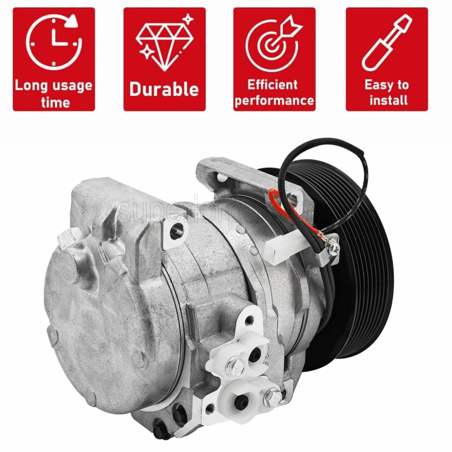 Air Conditioner AC Compressor 24V A9362300111 For Denso, BELL B30E Truck