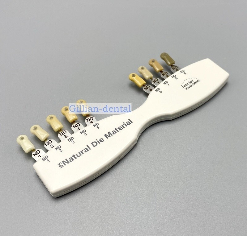 1X Dental IPS Natural Die Material Shade Guide Ivoclar Vivadent ND1-9 Abutment