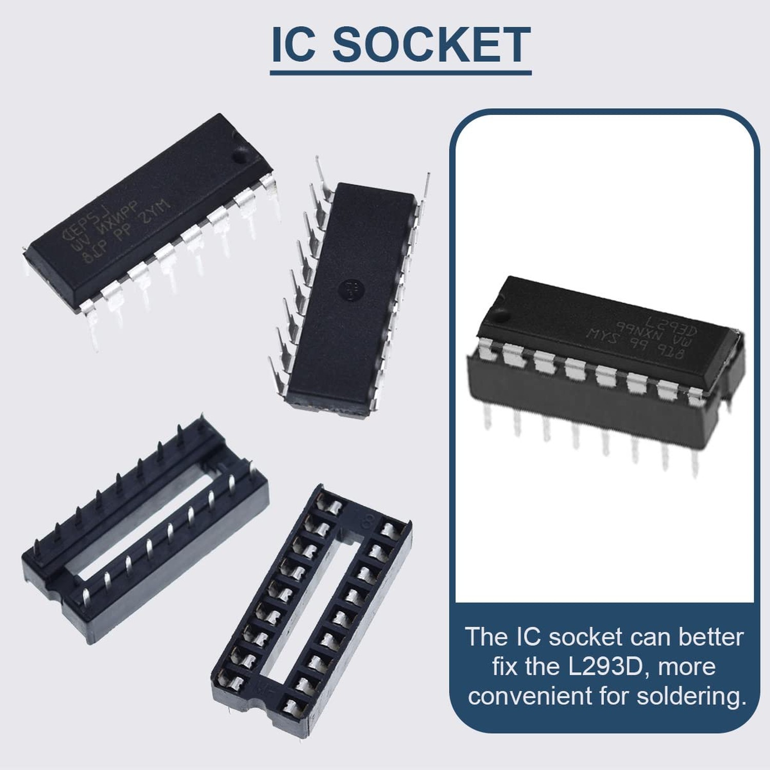 10 Pcs L293D Stepper Motor Drivers Controller DIP16 4 Channel Motor Drivers C…