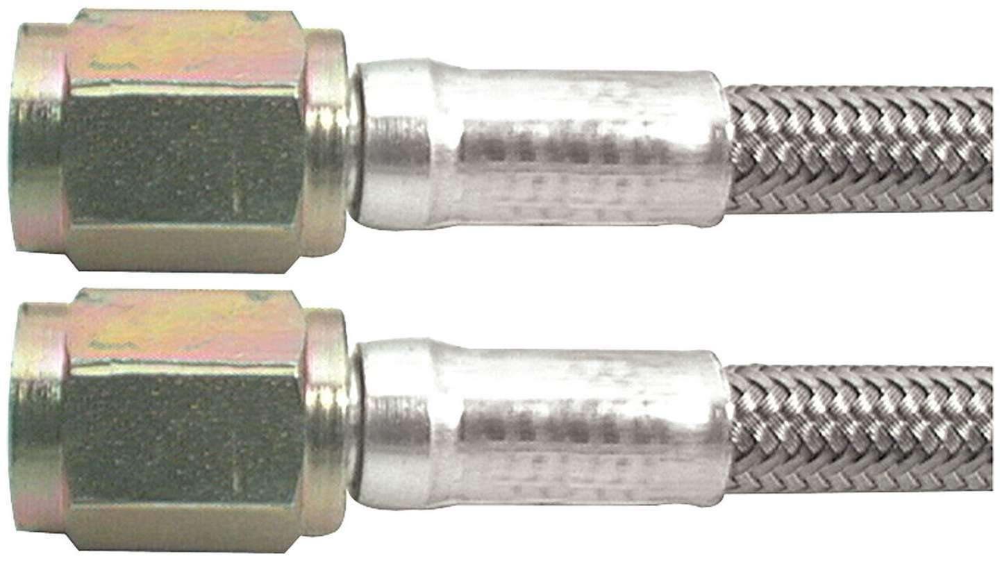 Allstar Performance AN Hose Assembly, 12 in Long, 3 AN Hose, 3 AN Straight Femal