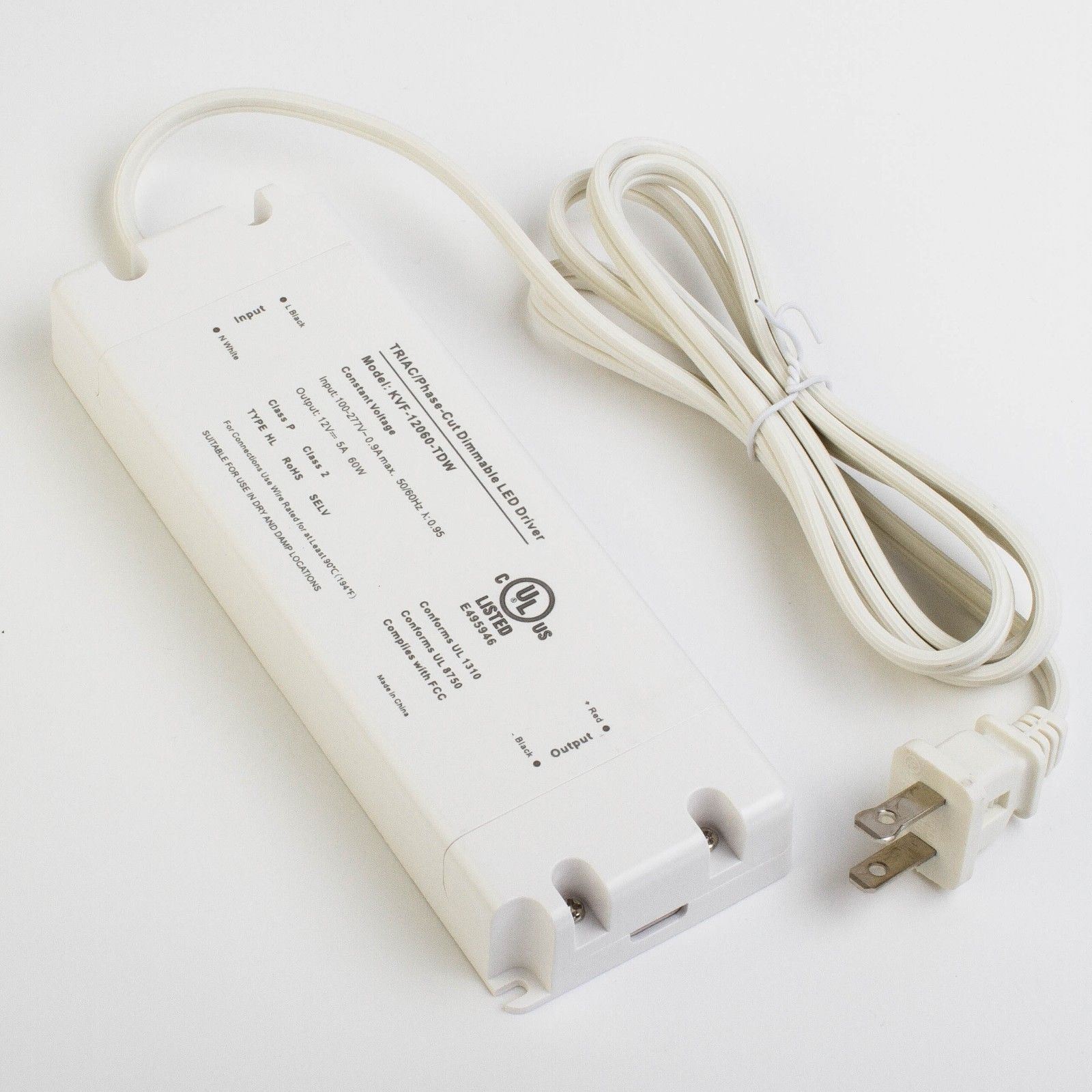LEDUPDATES 12v 60w Triac Dimmable power supply 5A UL Listed for LED Light