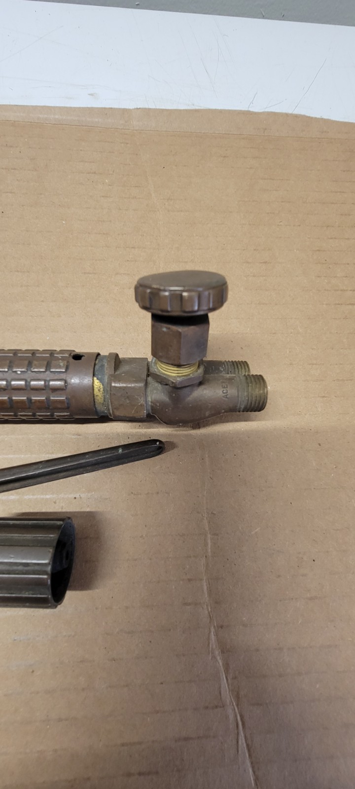 Airco 800 And 1875 Brads Welding Torch Handle & Head Attachment with Tip Lot