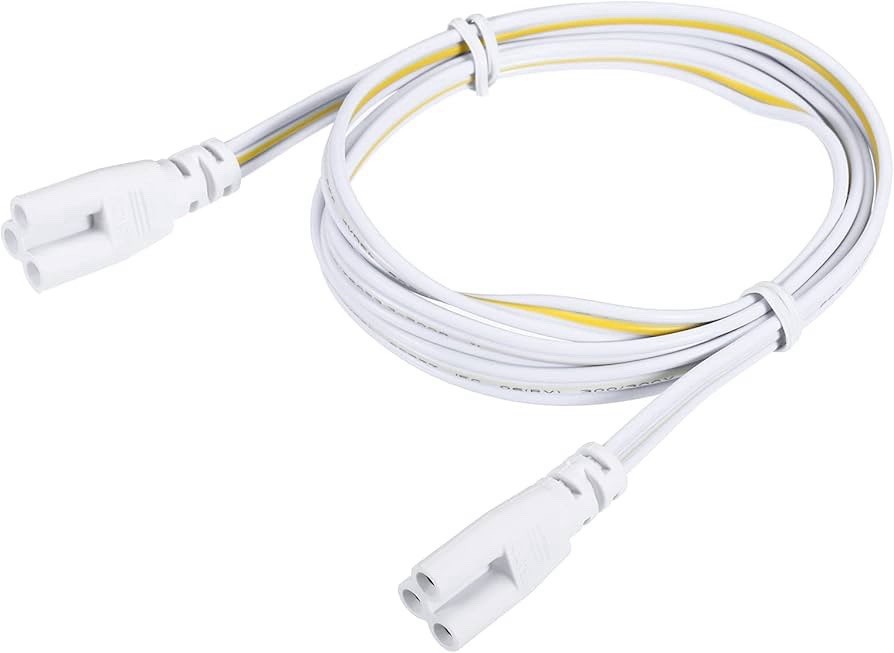 T5 T8 LED Tube Connector Cable 100CM, Female to Female Extension Wire Cord