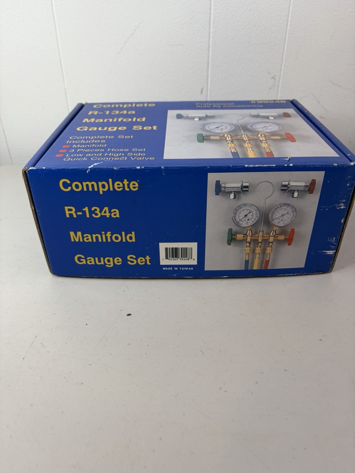 R134A HVAC A/C Refrigeration Kit AC Manifold Gauge Set