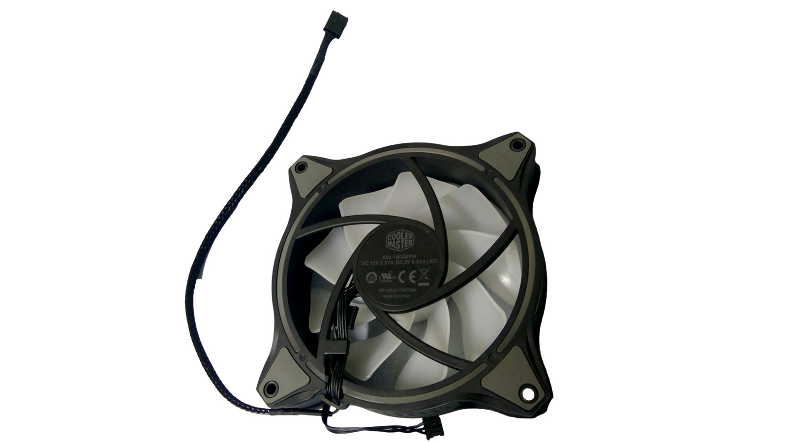 COOL MASTER 650-1800RPMDC 12V 0.37A DC5V 0.55 LED 20210525 G FAN