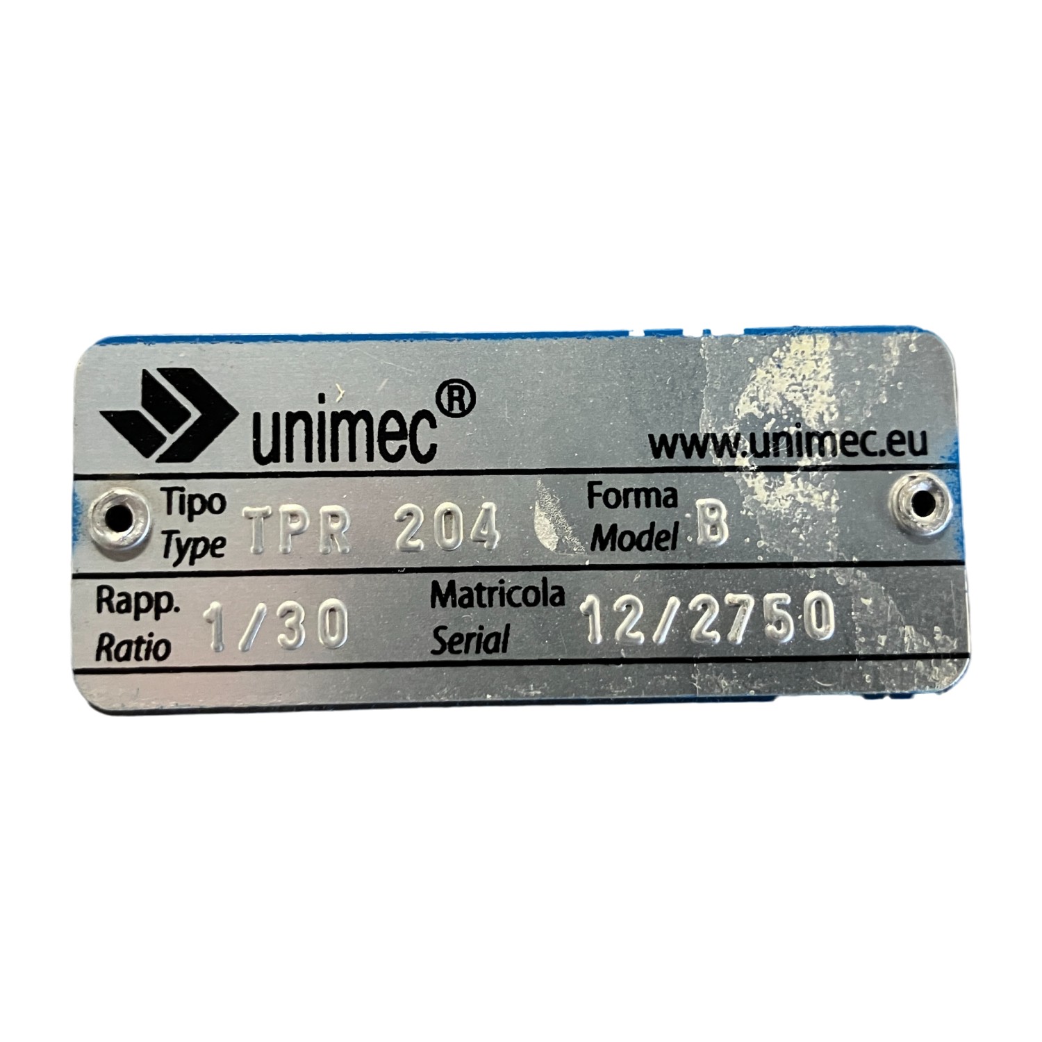 Unimec TPR204 Used UMP