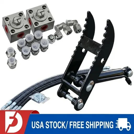 Hydraulic Thumb Clip Clamp Fits For Mini Excavators Small Digger Attachment Kit