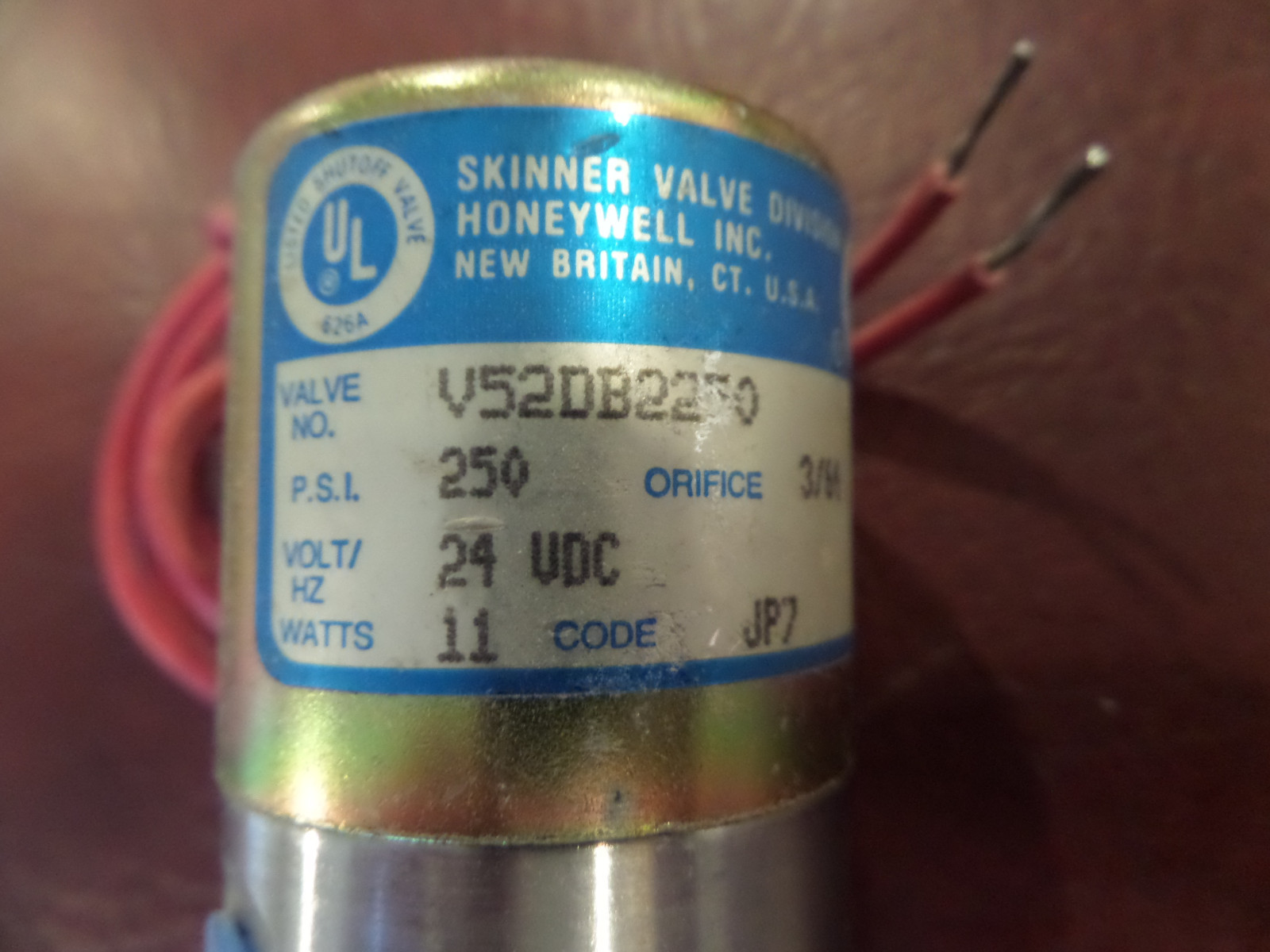 Skinner Valve Division, V52DB2250, Solenoid Valve