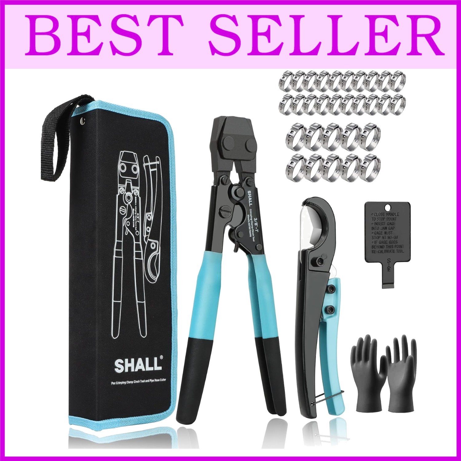 Universal Pex Crimp Tool for Plumbing Installations**