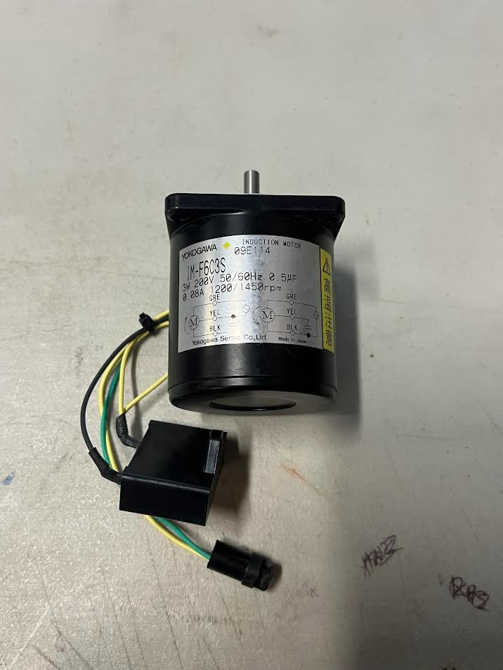 Yokogawa Induction Motor IM-F6C3S 3W 200V 50/60Hz 1200/1450rpm New no box