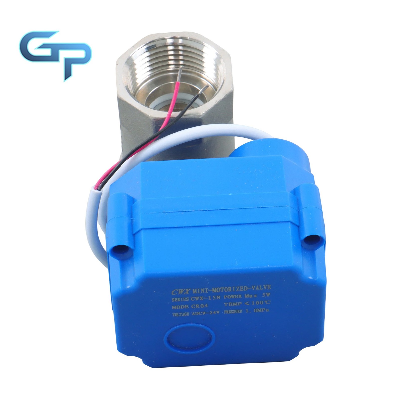 Auto Return Motorized Ball Valve 3/4″ Full Port 9-24V AC/DC