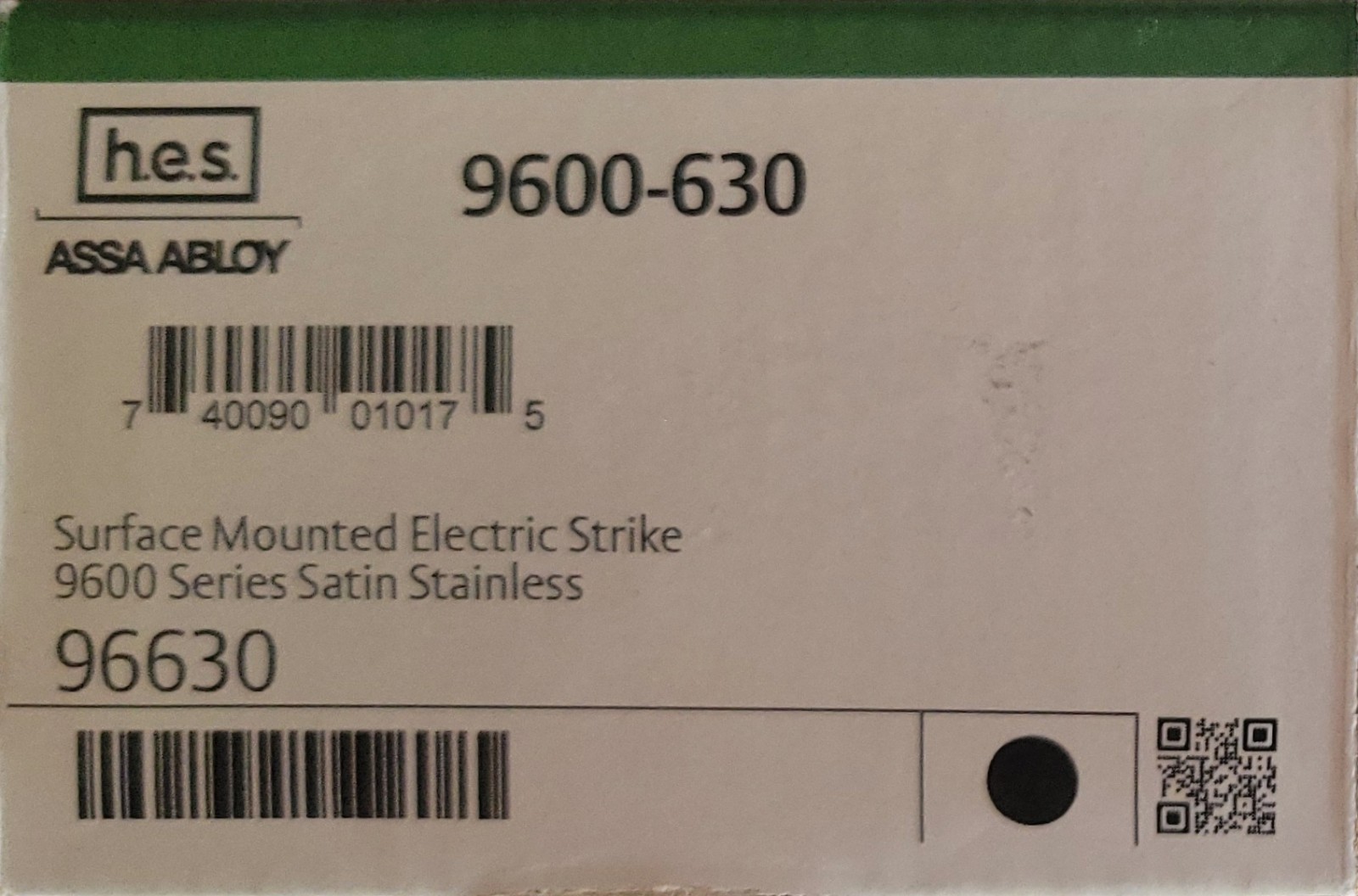 HES 9600 Surface Mounted Electric Strike 630 Stainless New 12/24V Assa Abloy