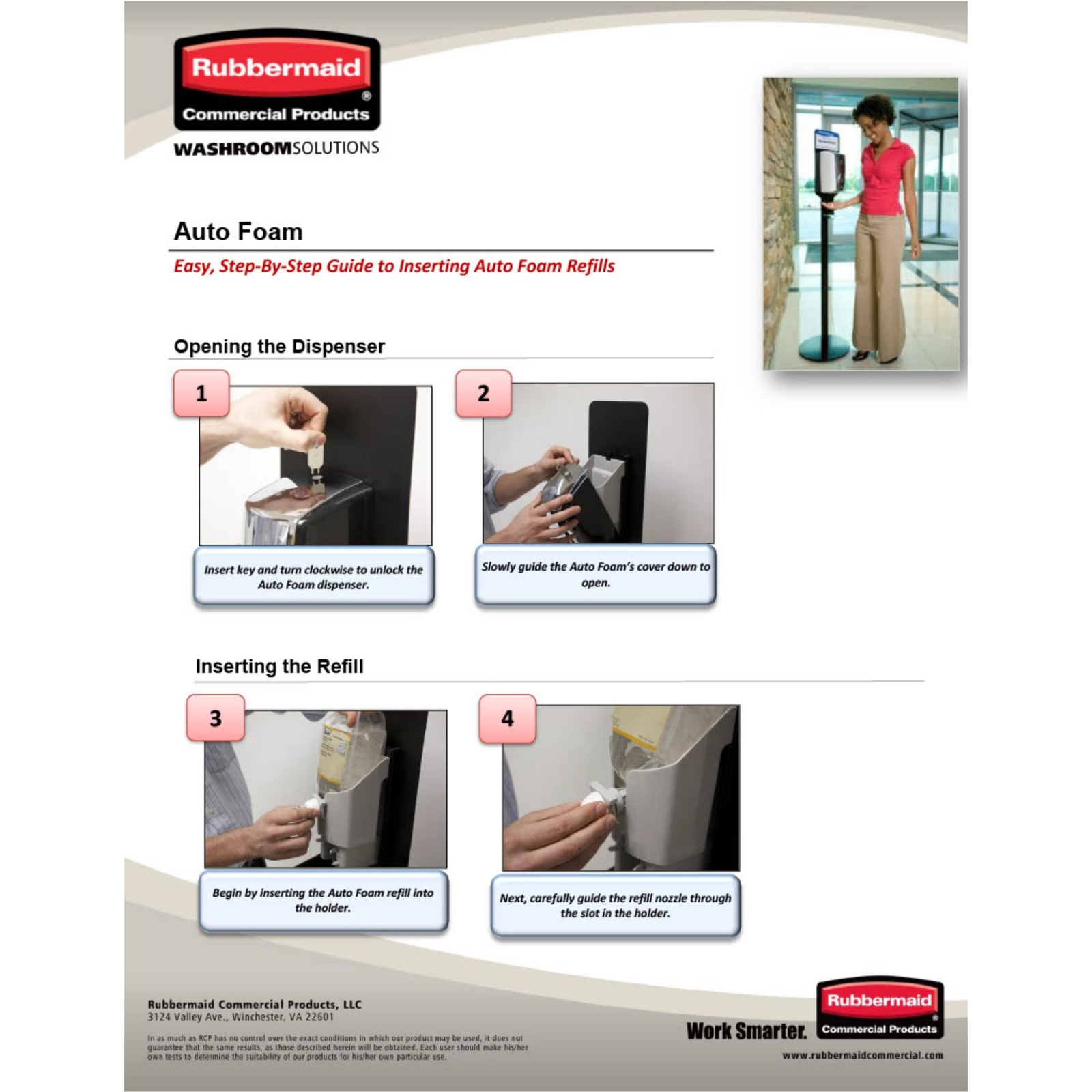 Rubbermaid Moisturizing Foam Hand Soap Refill 37.2 Fl Oz Green Seal Certified