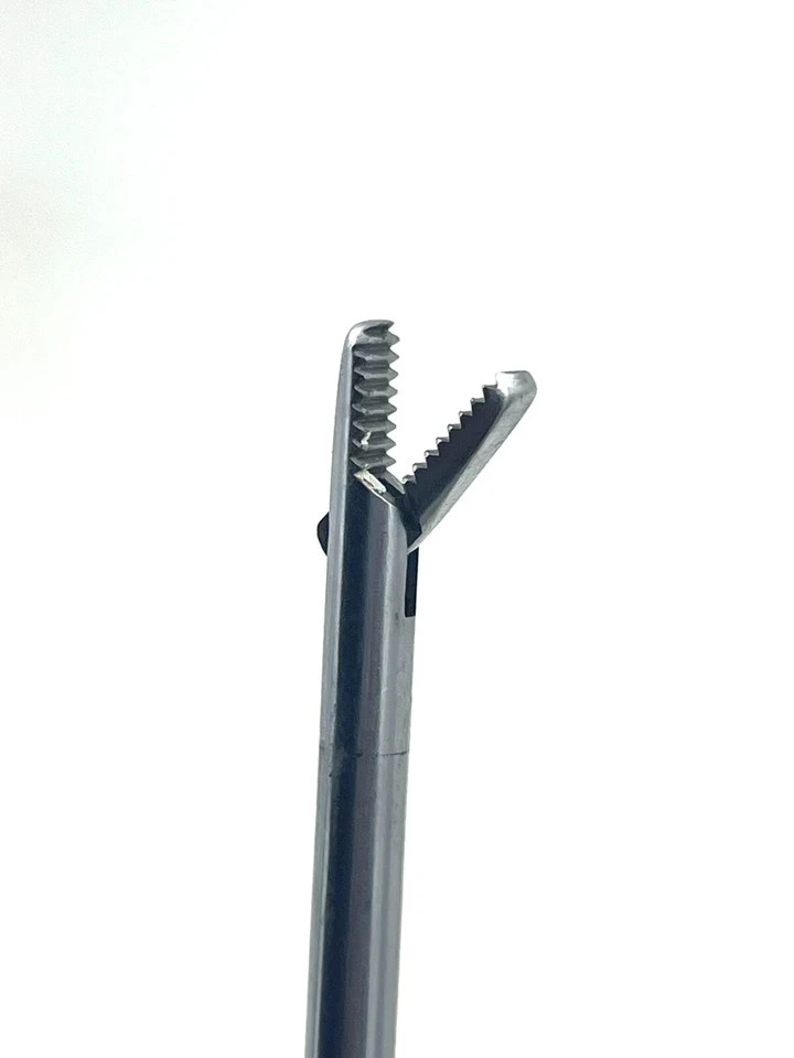 Karl Storz 26173MS Needle Holder and Suture Grasper, Sizes 5mm, Length 36cm