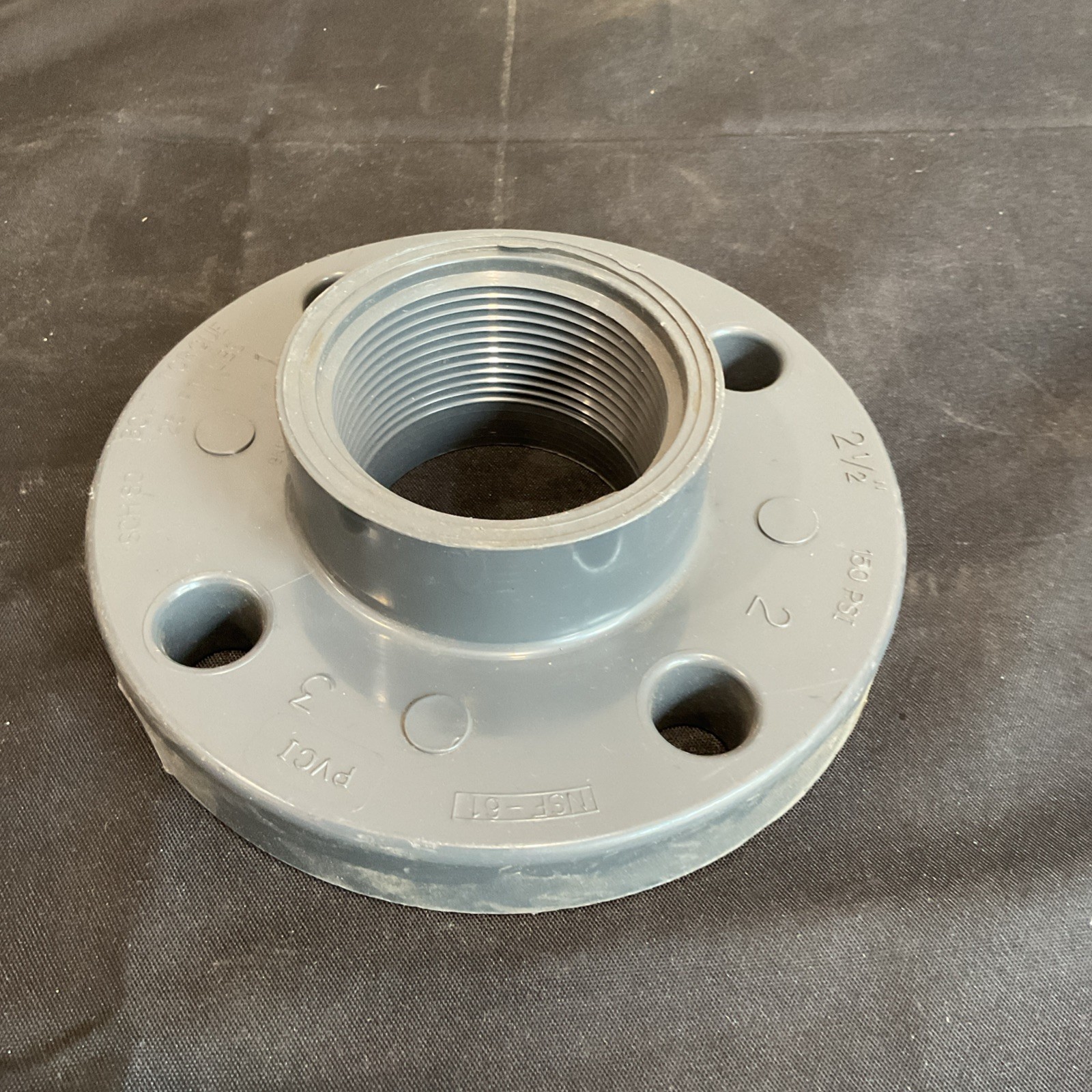 SPEARS 2-1/2″ PVC Threaded Flange Schedule 80 852-025