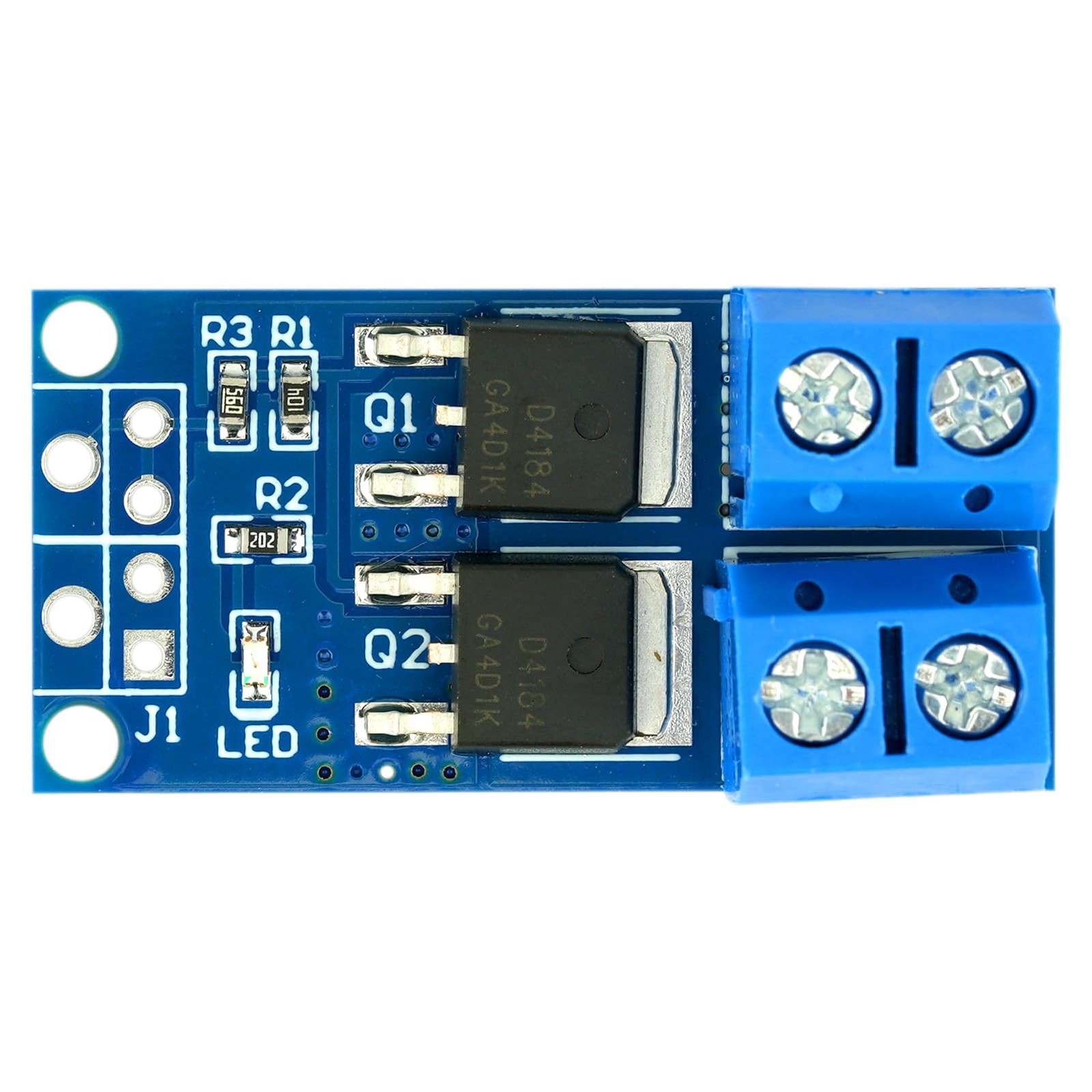 MTDELE 6Pcs MOSFET Switch Drive Module DC 5V-36V 15A(Max 30A) 400W Dual black