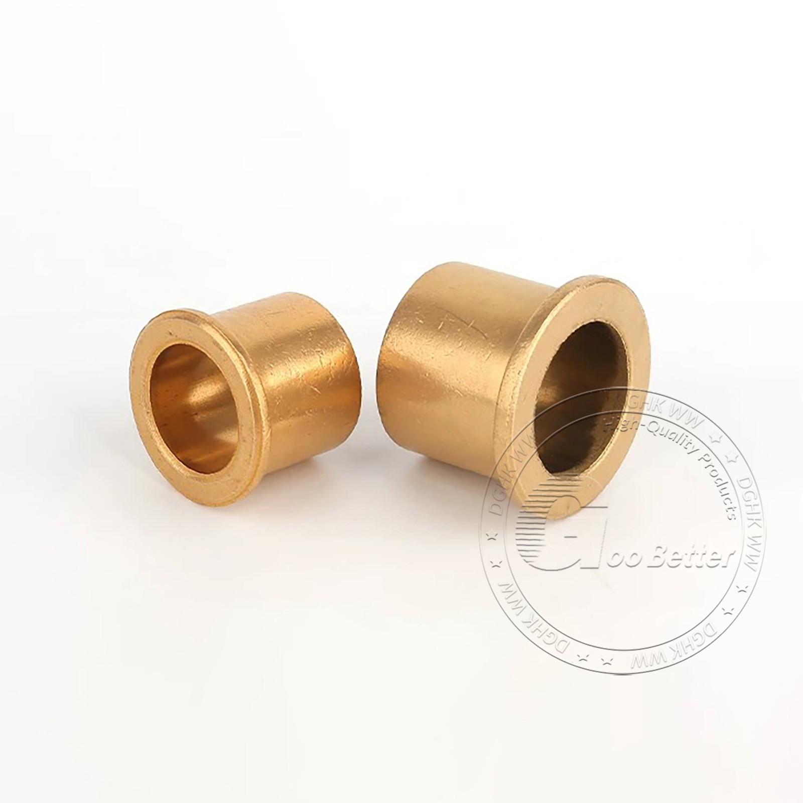 Flange Bushing Sleeve Self Lubricating Bearing Bushing ∅5-60mm Sintered Bronze