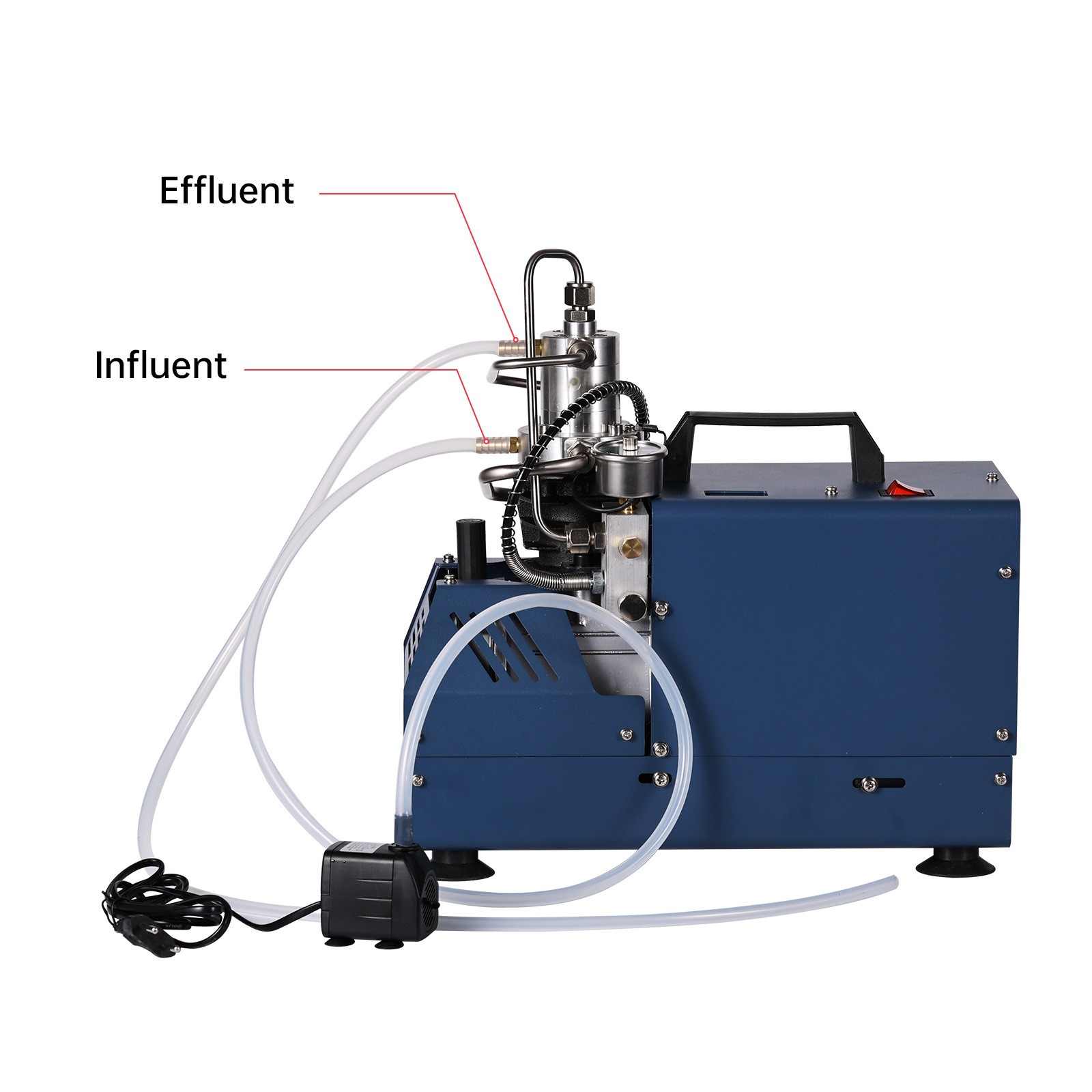 PCP Air Compressor 30Mpa/4500Psi Auto-Stop High Pressure Airgun Pump Diving Tank