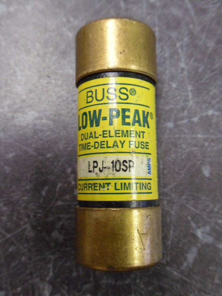 Nice Lot Bussmann LPJ 10SP 10 Amp Fuses Low-Peak 600 Volts