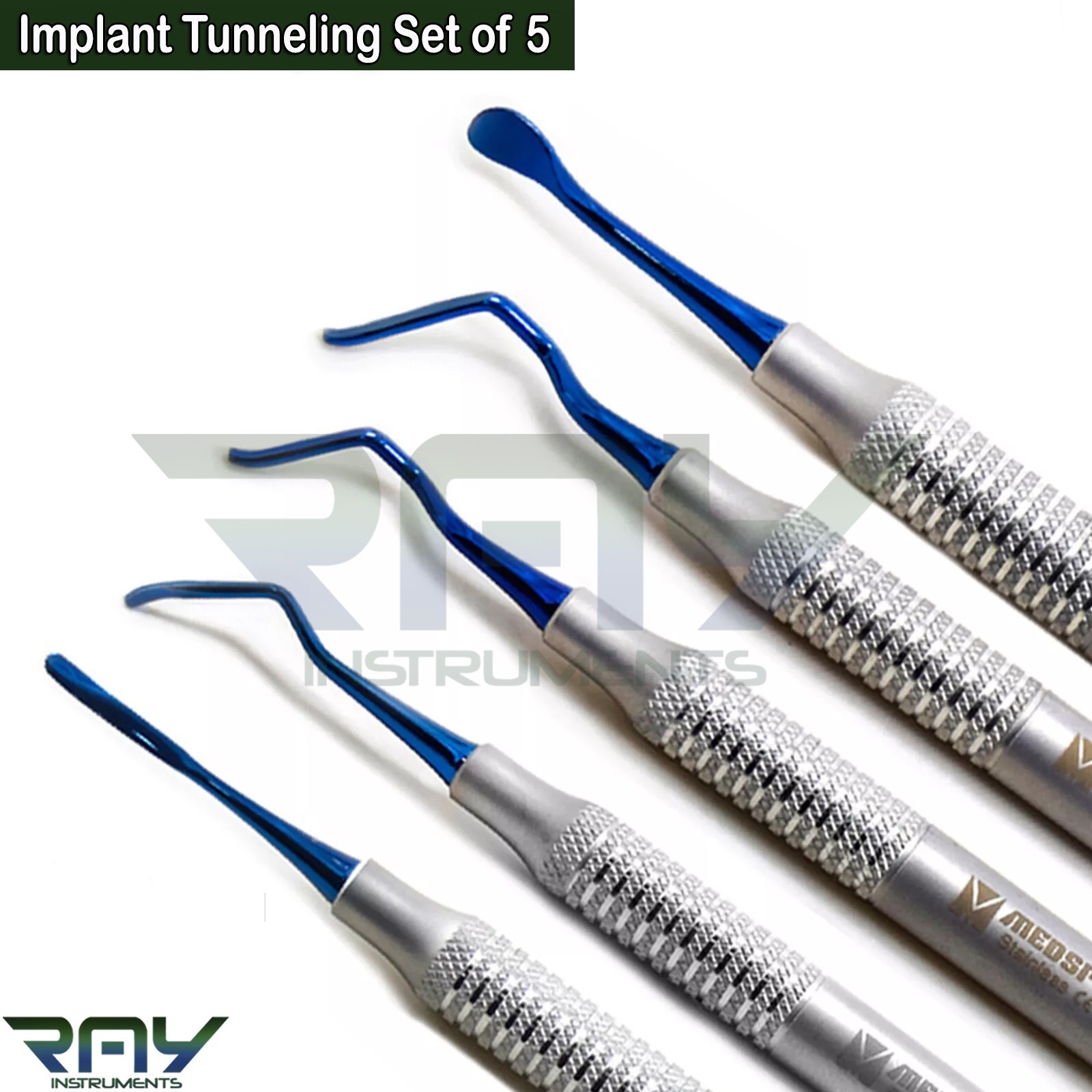 25 Set Dental Vista Tunneling Procedure Sinus Lift Implant Surgery Instruments