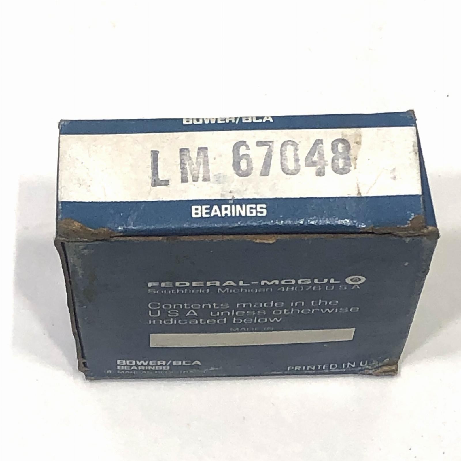 Bower Bca LM67048 Tapered Roller Bearing Cone