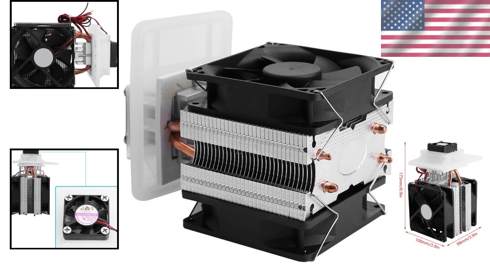 Mini Air Conditioner DIY Kit – Thermoelectric Peltier Cooler