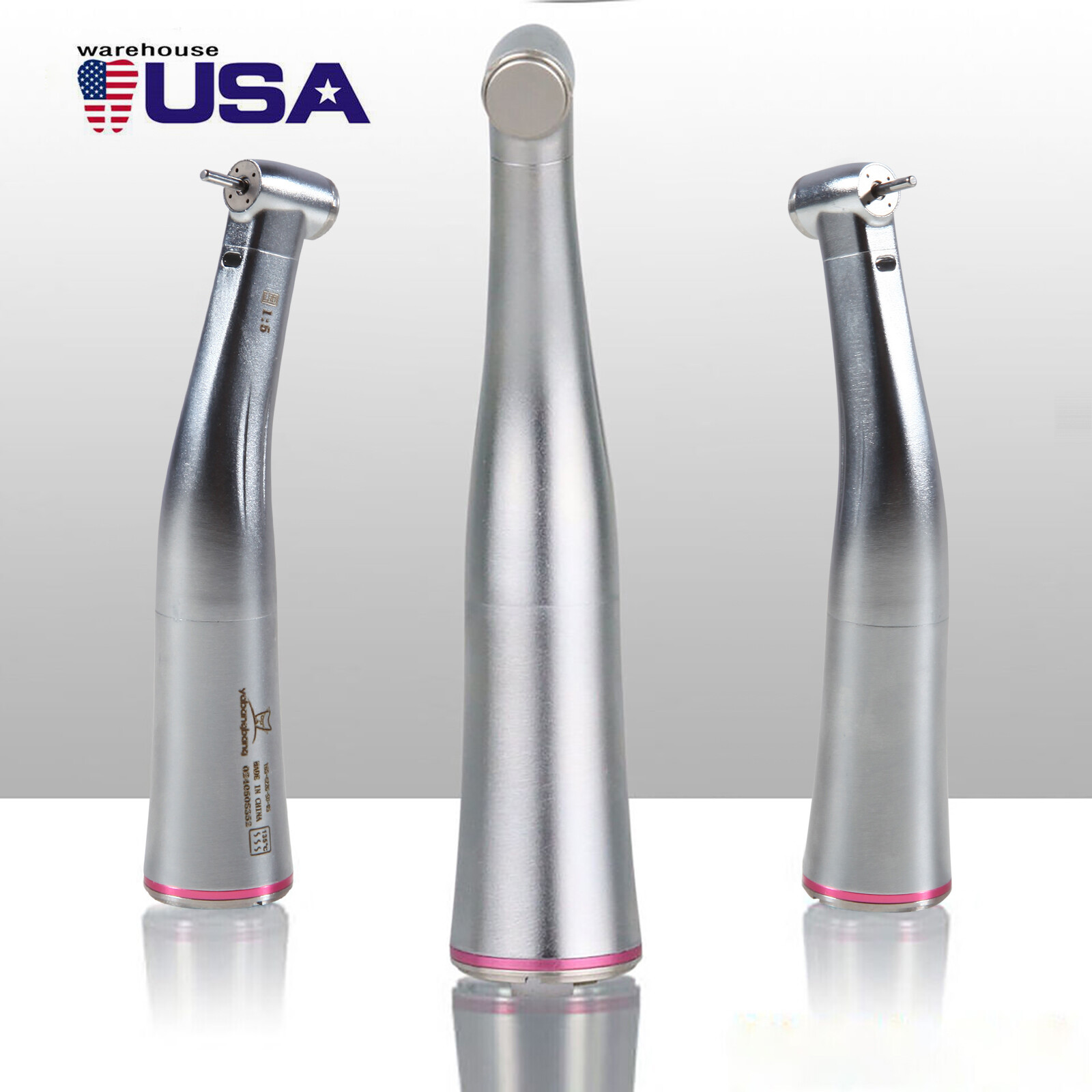 12PCS Dental White Stone High Speed Polishing Burs FG Flame Aluminum Oxide USA