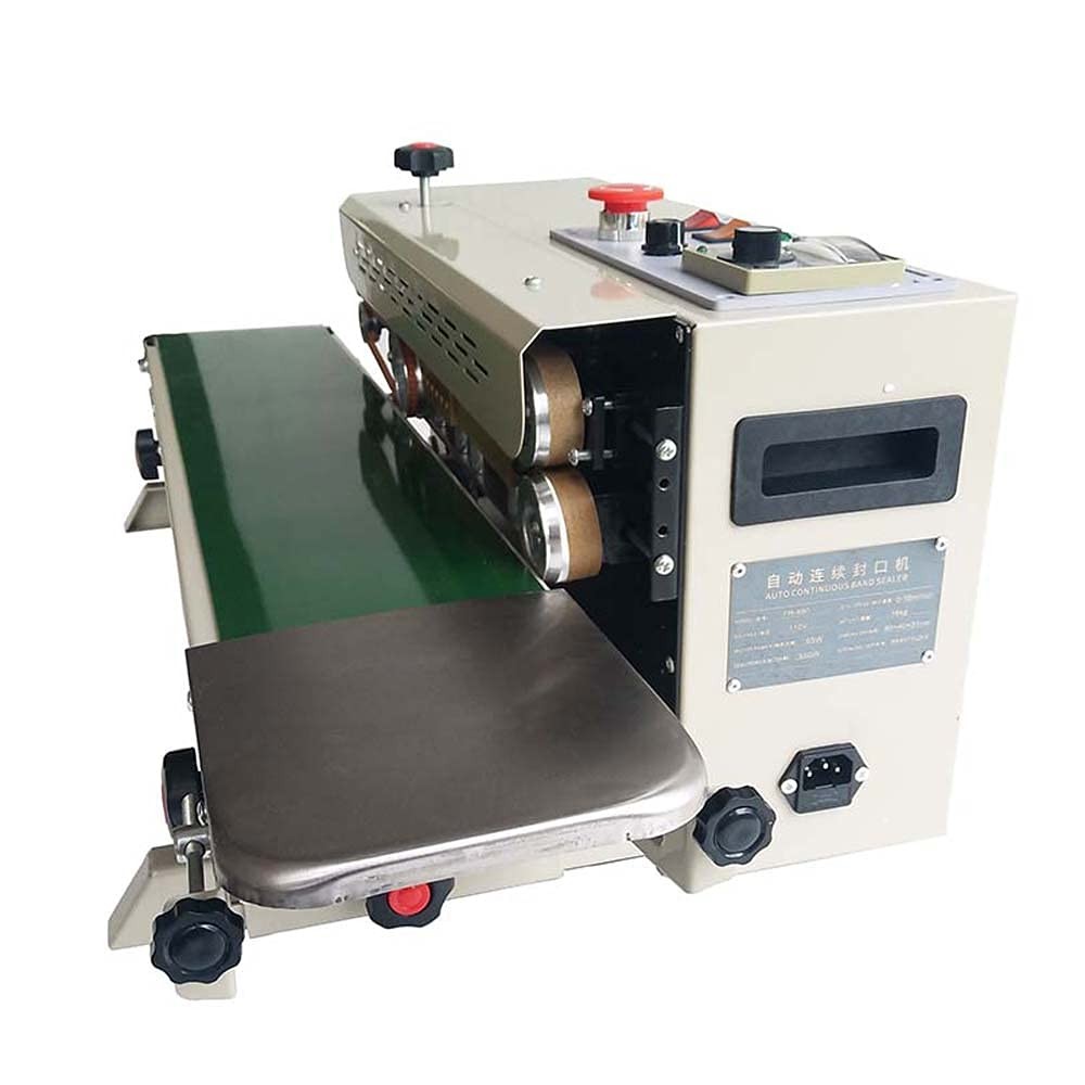 INTBUYING FR-880 Continuous Bag Sealing Machine Automatic Band Sealer Digital