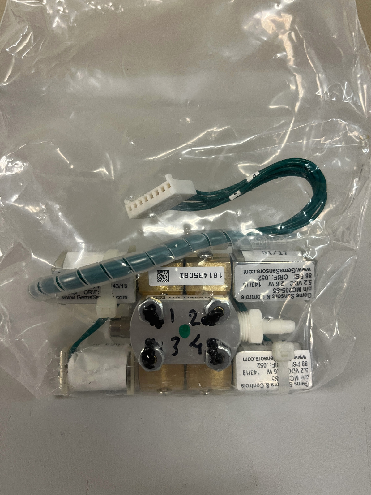 Carefusion 15079-001 85 PSI Oxygen Blender Assembly for LTV-1200/1150/1100
