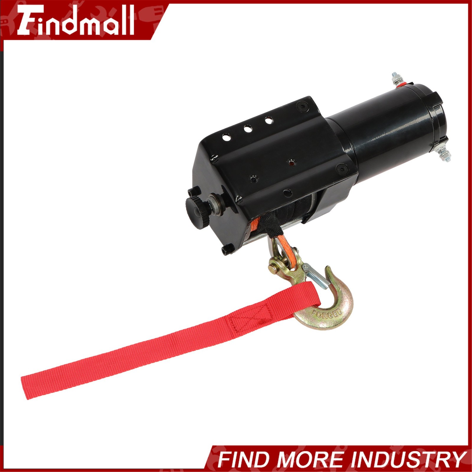 Findmall 3500lbs Electric Winch 12VDC/1.5HP with 3/16in x 39ft Synthetic Rope