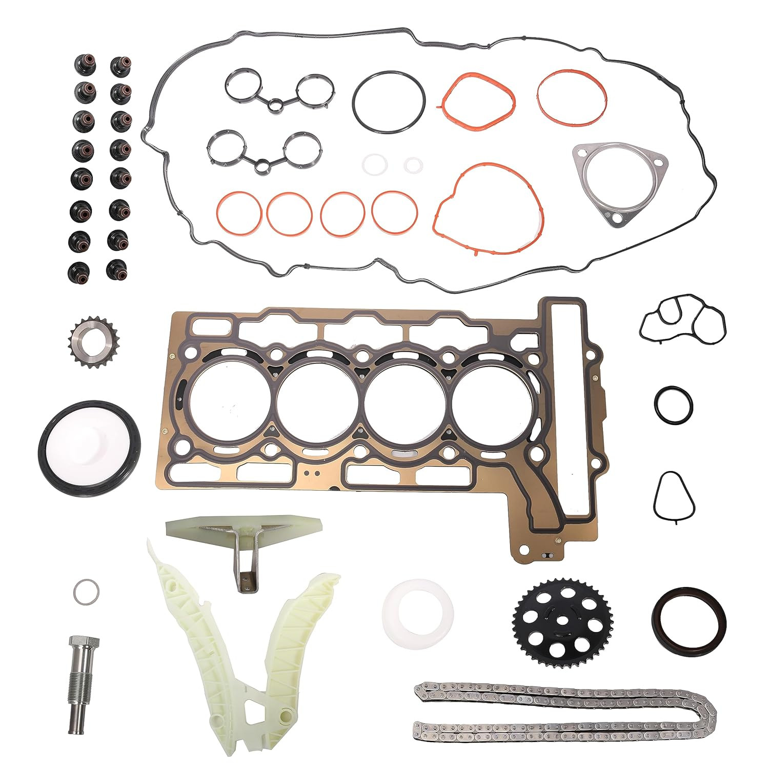 Timing Chain Head Gasket Set Mini Cooper R55 R56 1.6L N14 Turbo 20606049609 OE