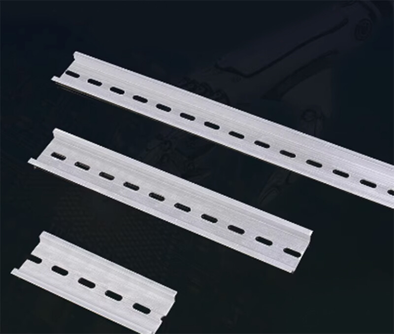 35mm Width Din Rail Aluminum Alloy Slotted Rail 10cm 15cm 20cm 30cm Length