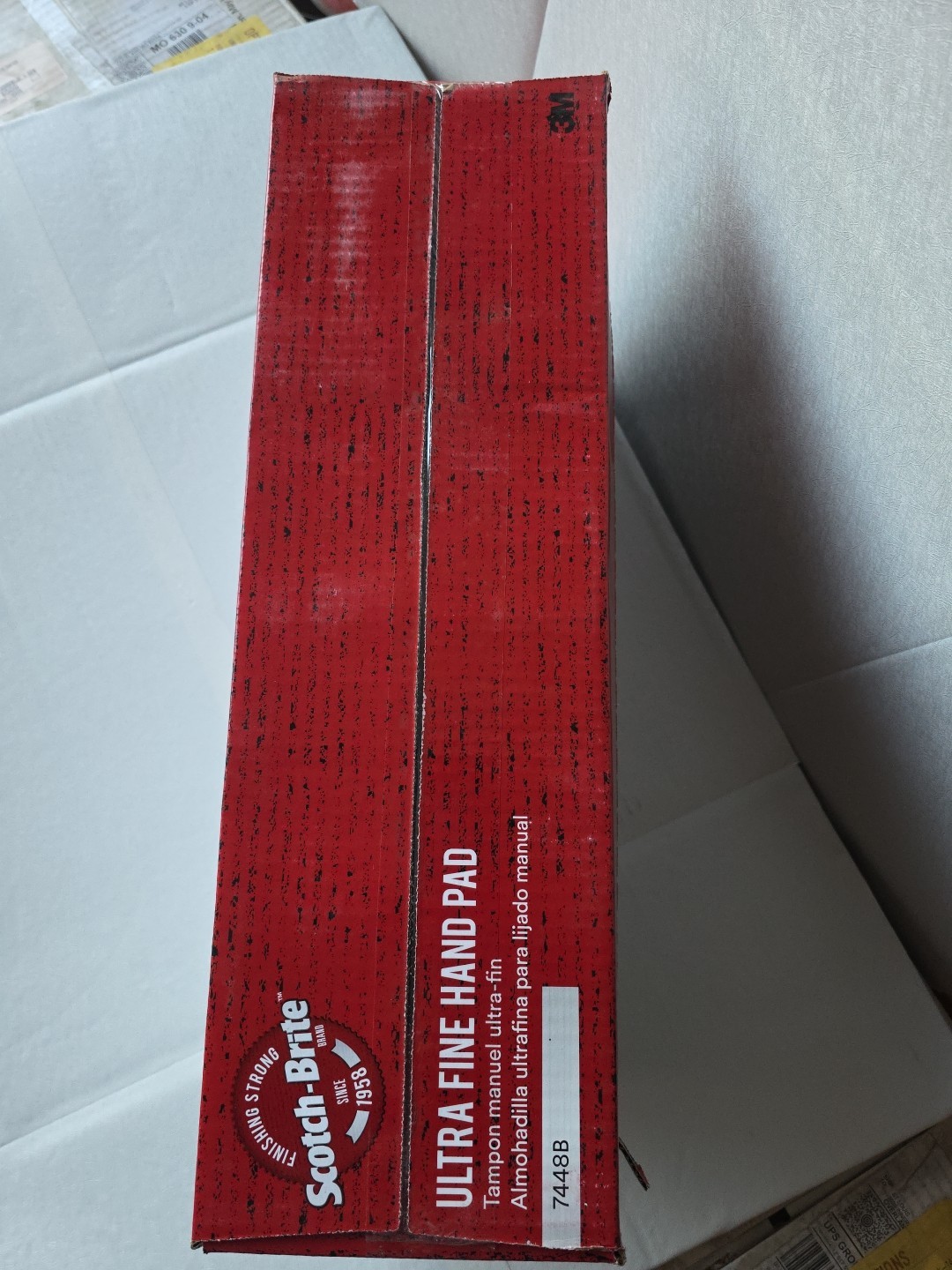 3M Scotch-Brite Ultra Fine Hand Pad Grade 7448B, Box of 60, 6 x 9 in Hand Pads,