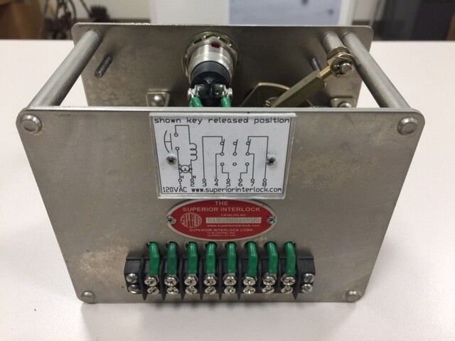 Superior Interlock S1059001YPBL Electrically Held Actuated Locking 120VAC TESTED