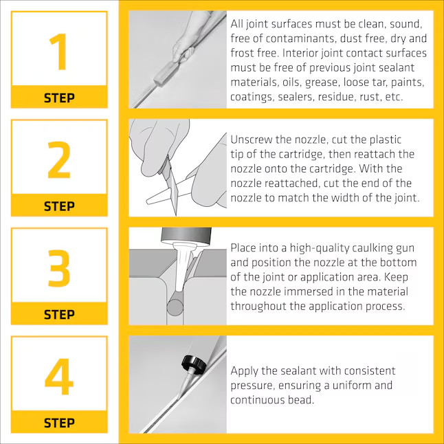 Sika Hybrid Non-Sag Sealant Fast Setting 10.1 -oz Concrete Sealant