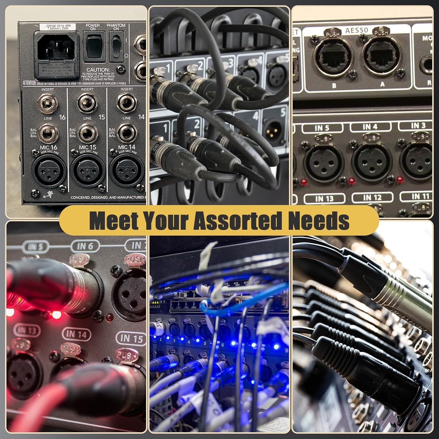 100 Pieces D Series Panel Screws and Nut Kit – Panel Mount Connector, Audio Serv