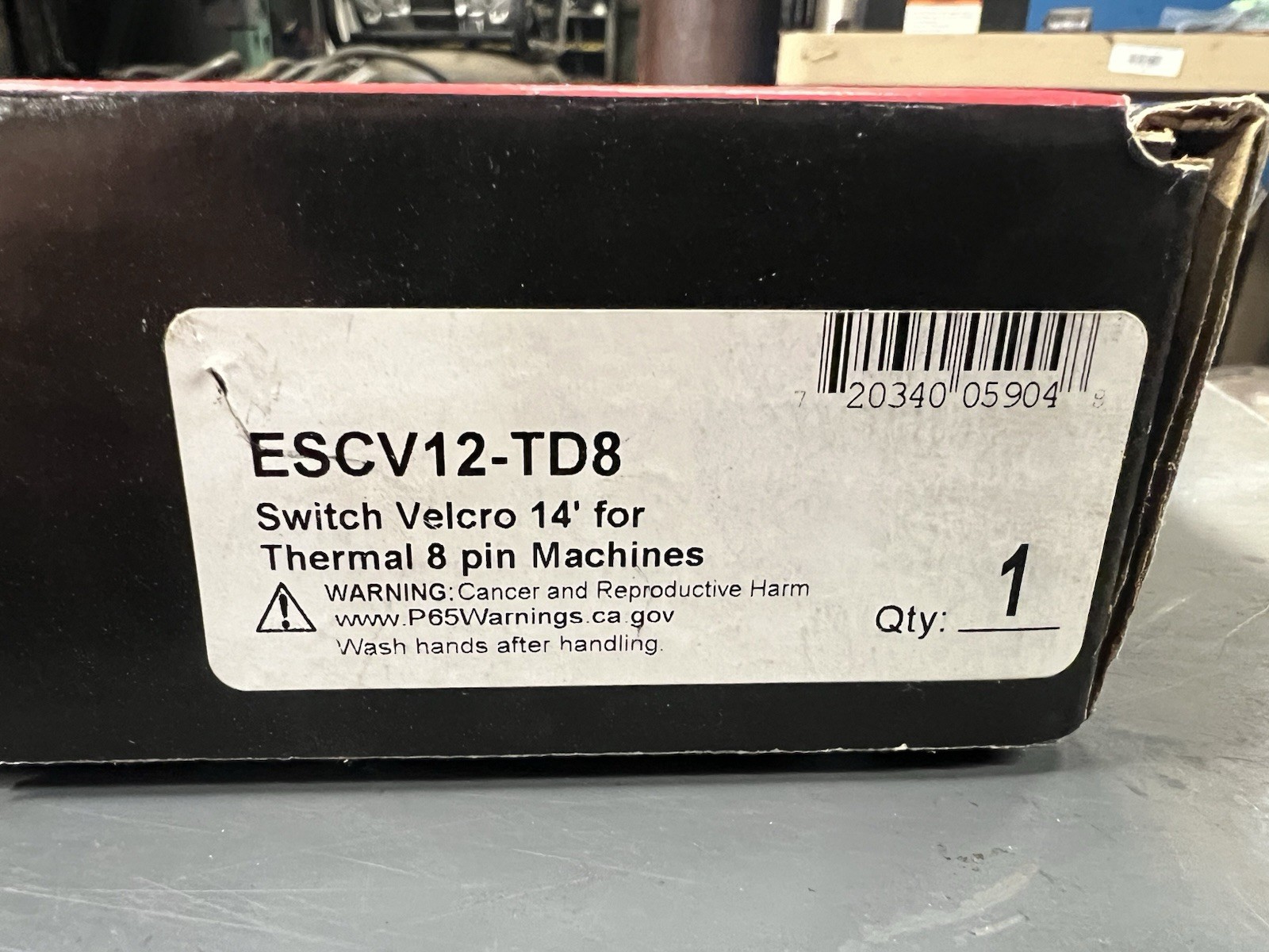 CK Worldwide ESCV12-TD8 Switch 14′ for Thermal 8 pin Machines