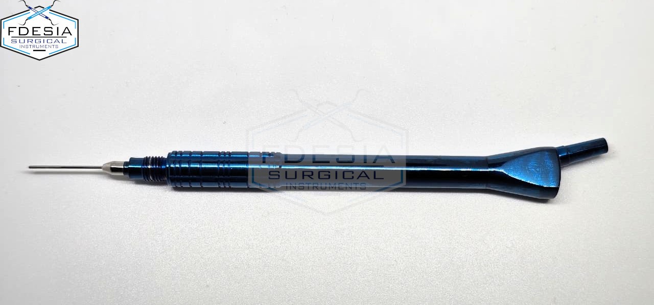 Titanium Ophthalmic I/A Handpiece Cannula Coaxial Straight 21G