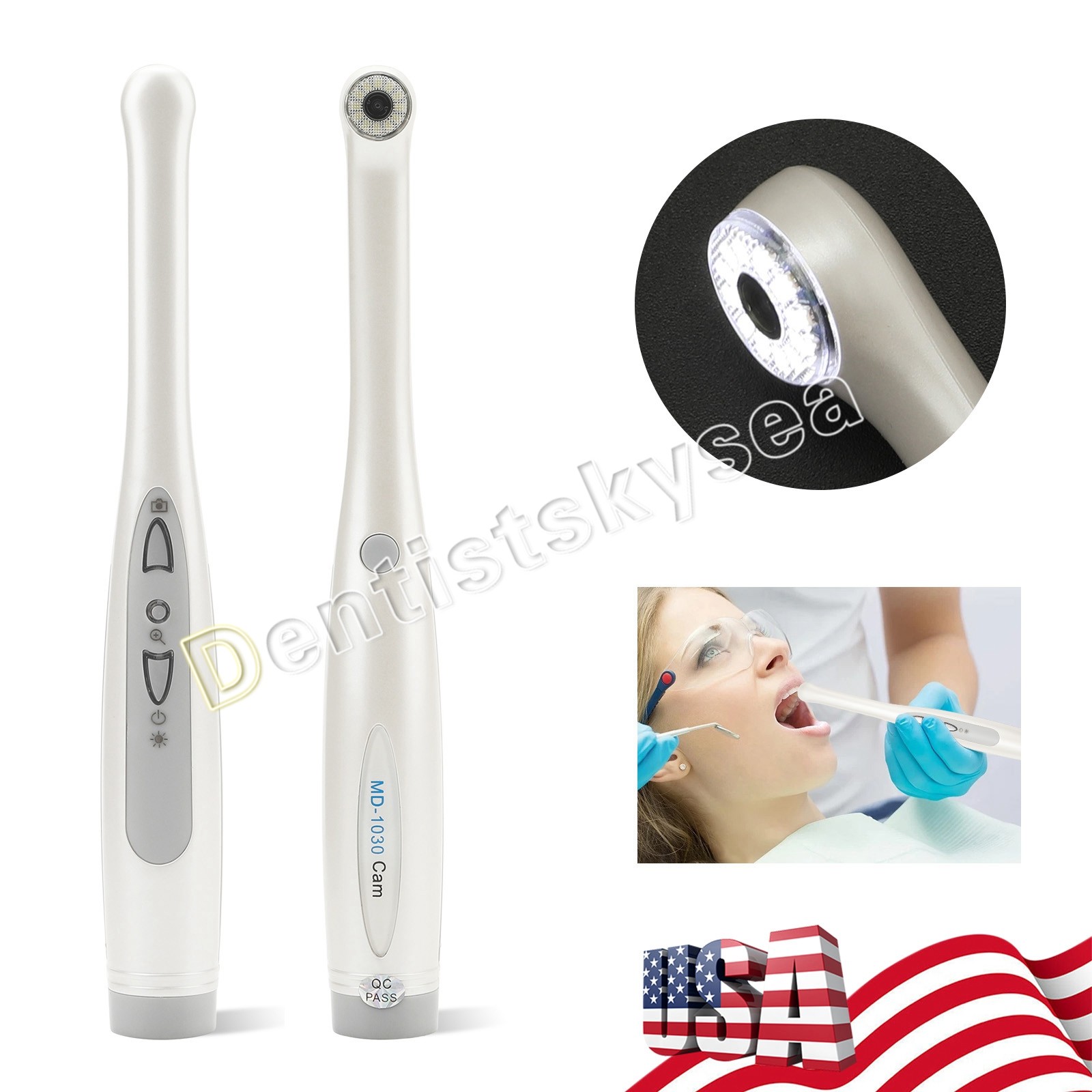 Dental Ultrasonic Piezo Scaler Handpiece fit For EMS WOODPECKER type Tips 135℃