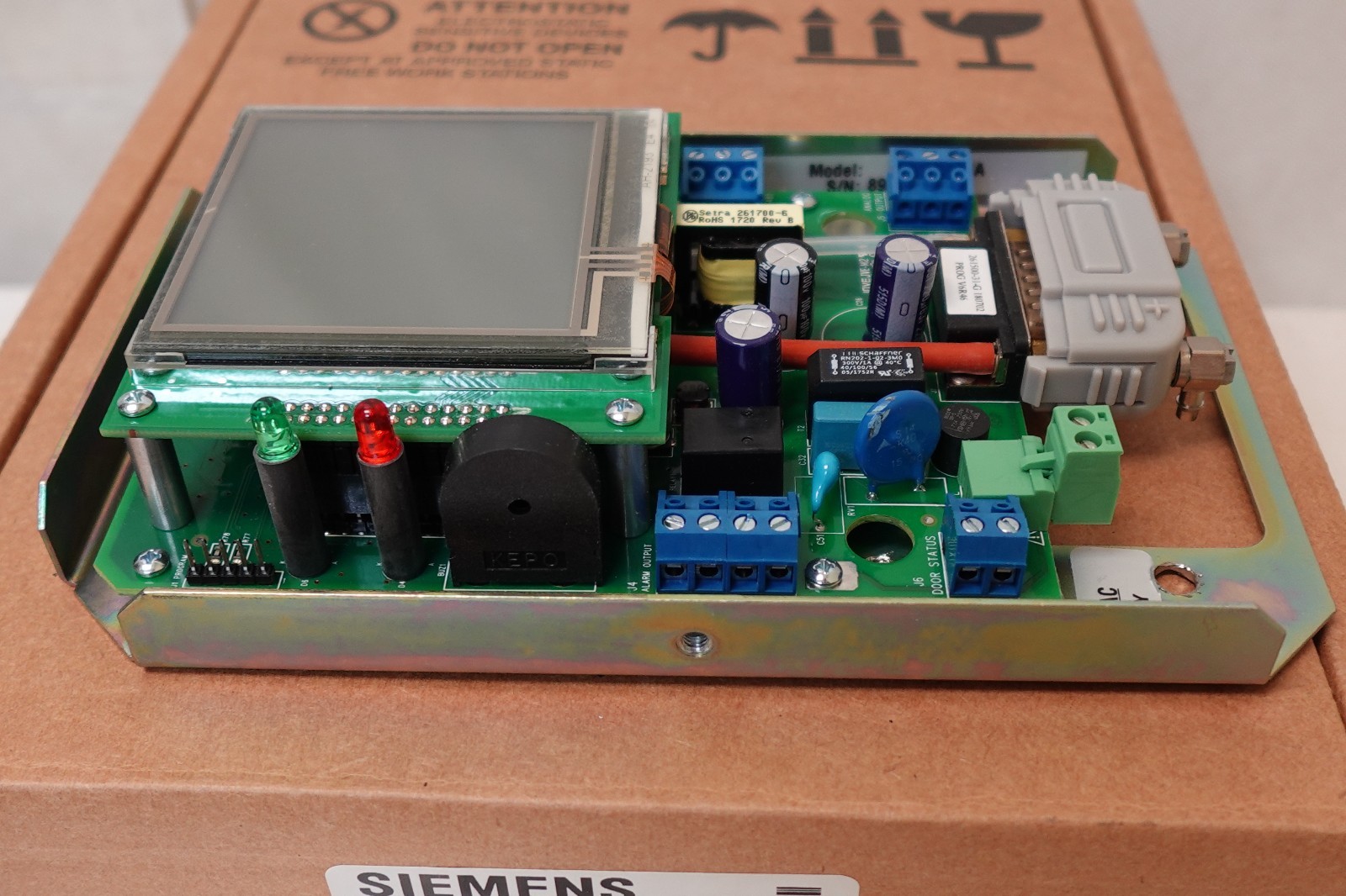 Siemens Building Technology 547-201A +/-0.5″ WC 0.5% FS Pressure Monitor – Used