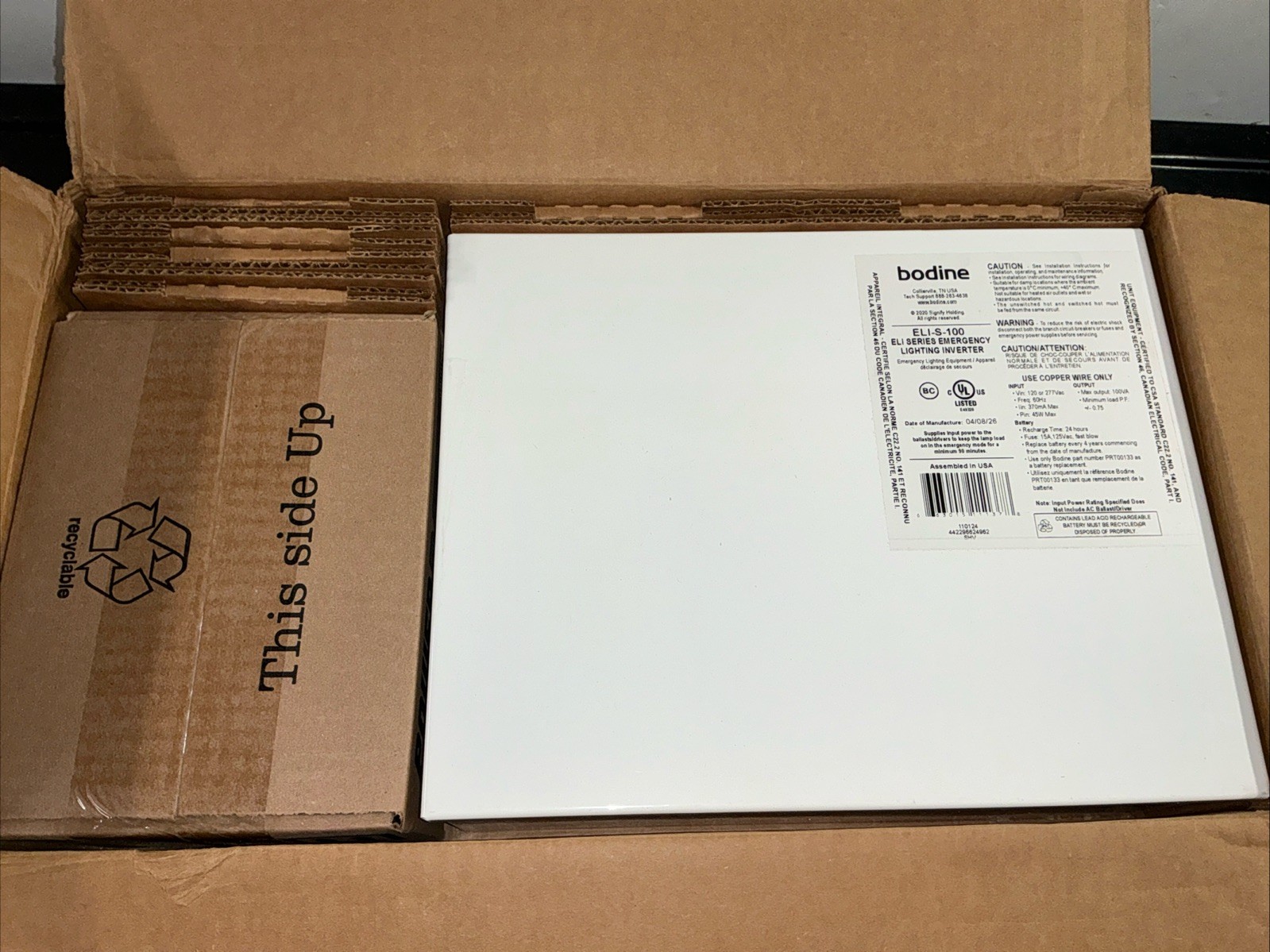 Philips Bodine 120-Volt to 277-Volt ELI-S-100 Emergency Lighting Inverter