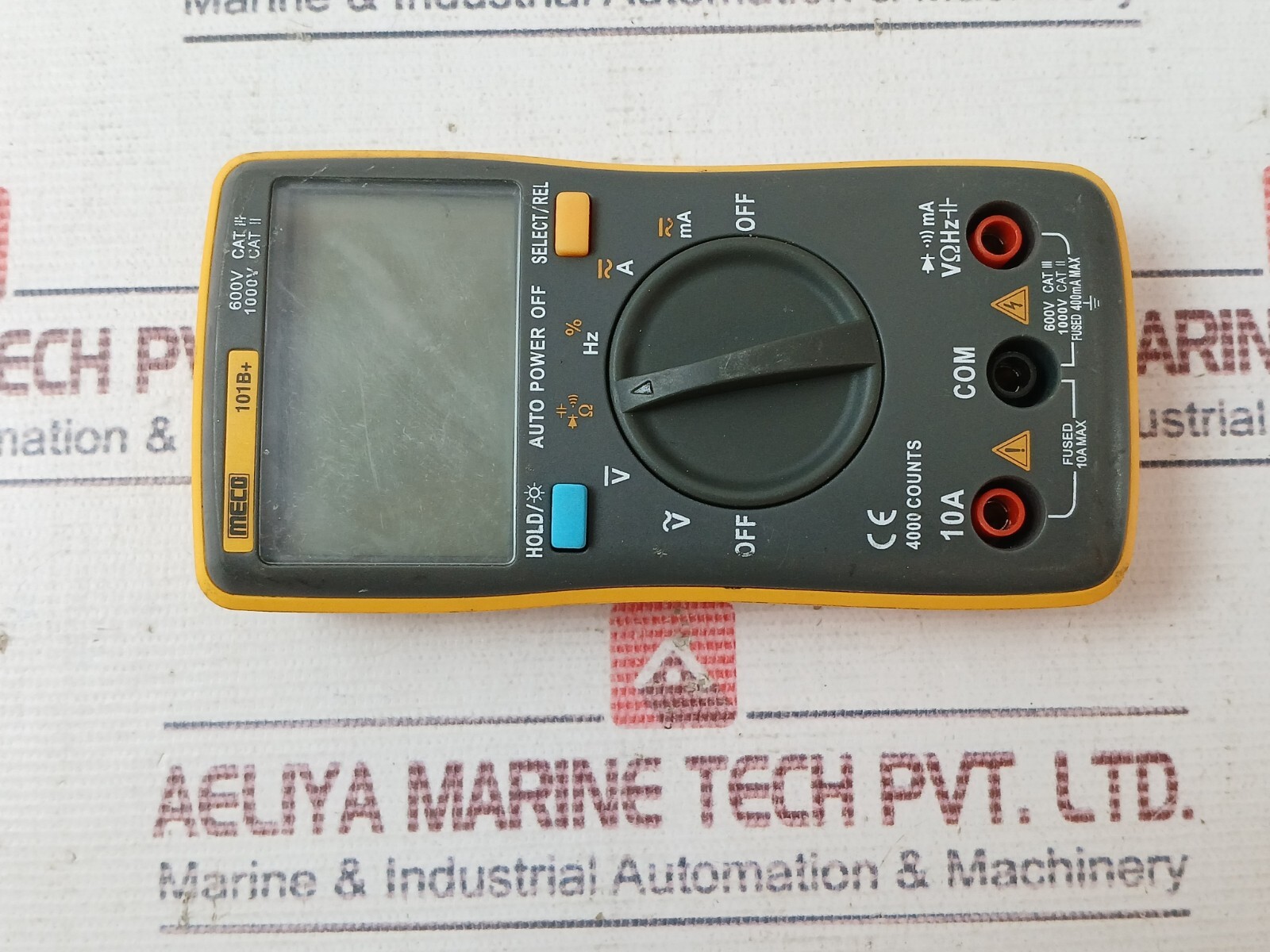 Meco 101B+ Digital Multimeters 600V Cat III 1000V Cat II 10A Max