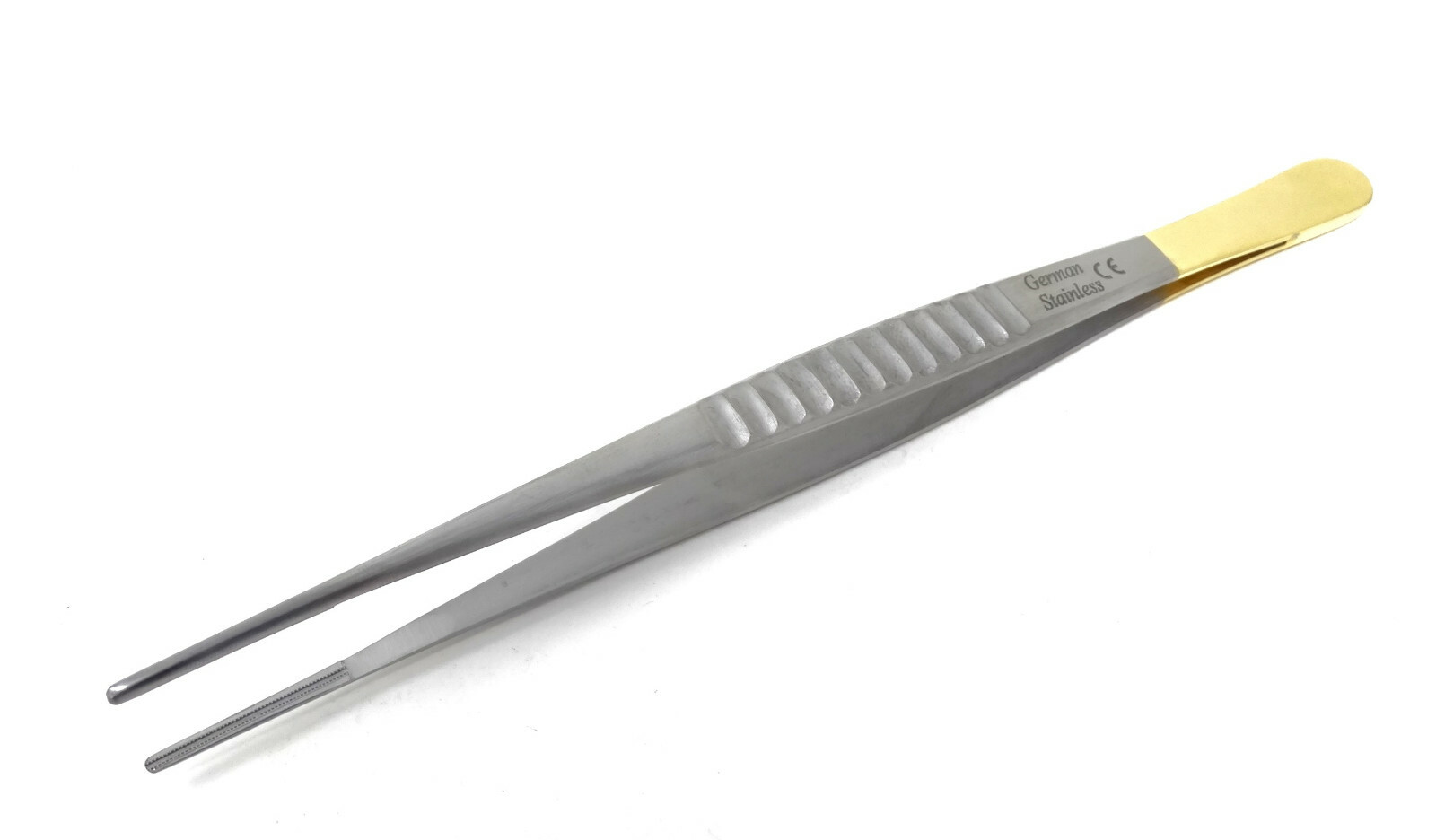 NEW German Debakey Artery Atraumatic Tissue Forceps W/Gold Handle 7″