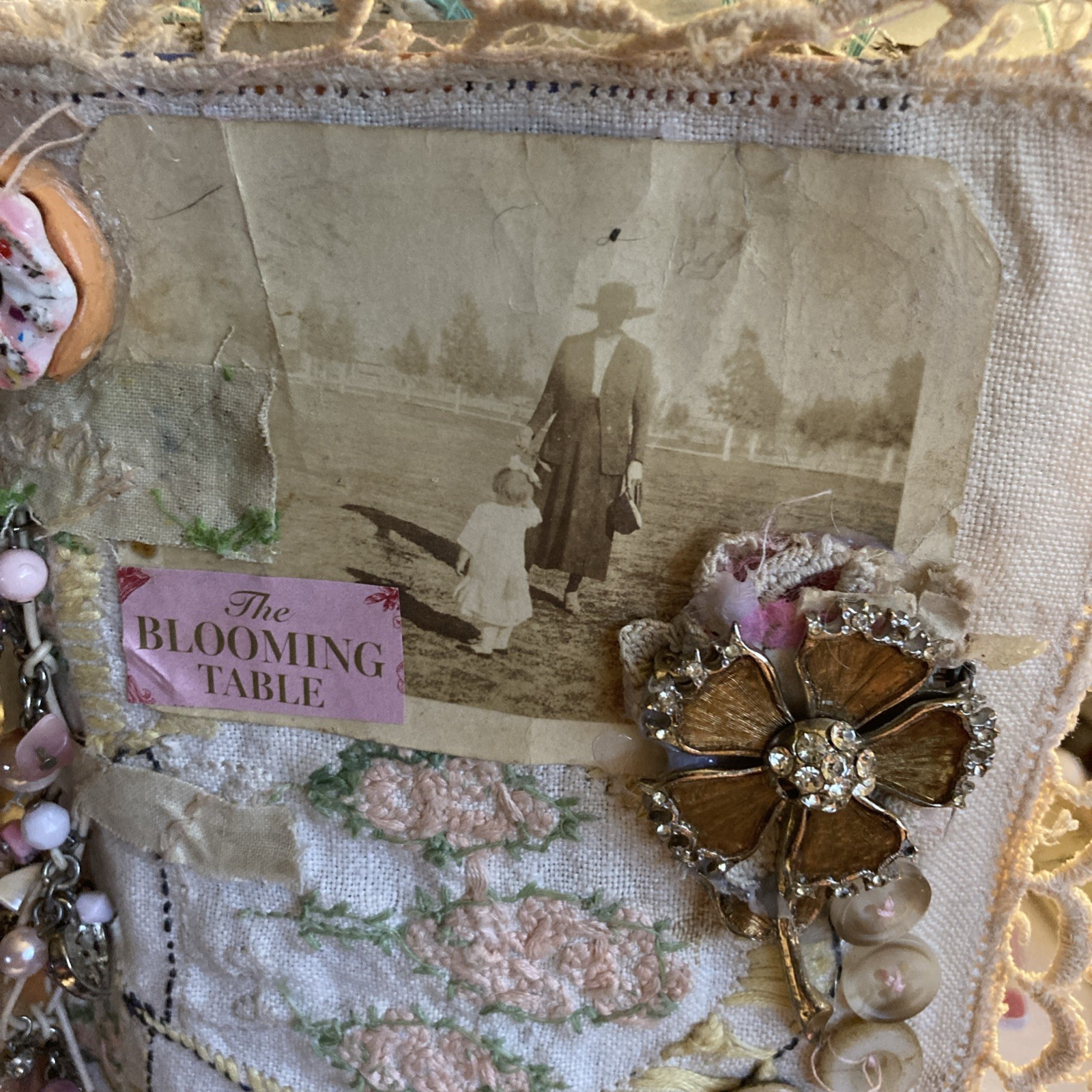 Junk Journal, Grungy, Blooming Table, Coffee Stain