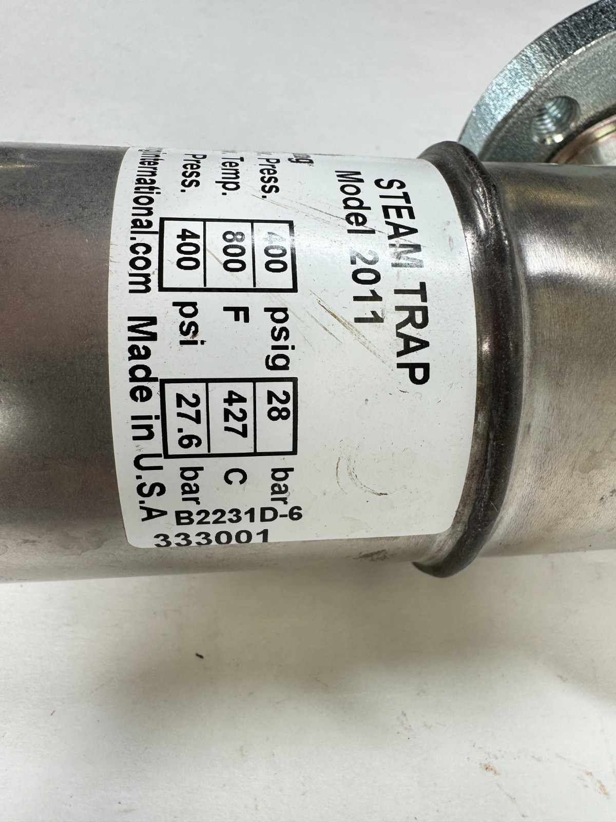 ARMSTRONG 2011 Inverted Bucket Steam Trap 400-psi Differential, 5/64 in. Orifice