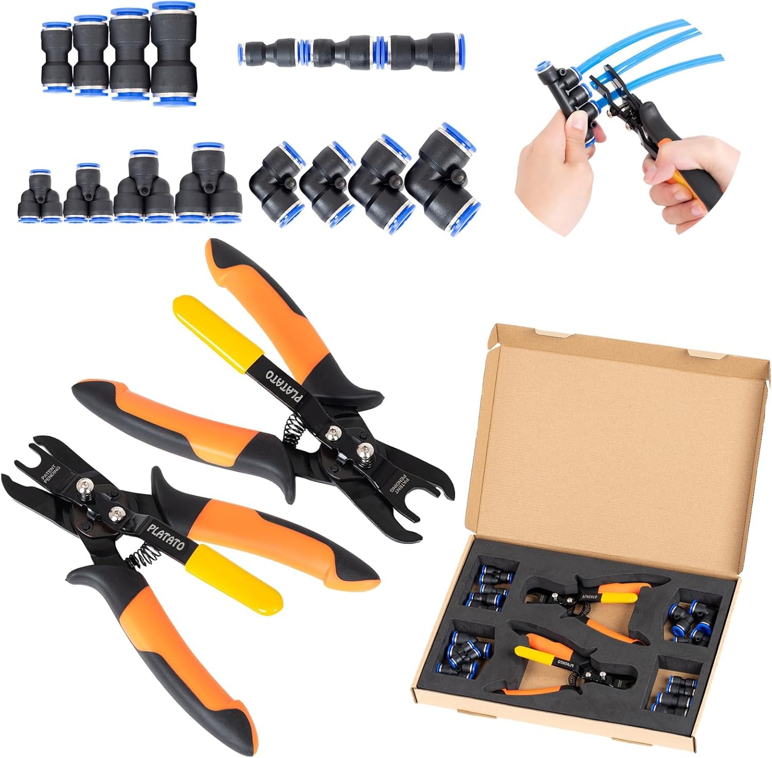 Air Line Disconnect Pliers Kit 1/4 5/16 3/8 1/2