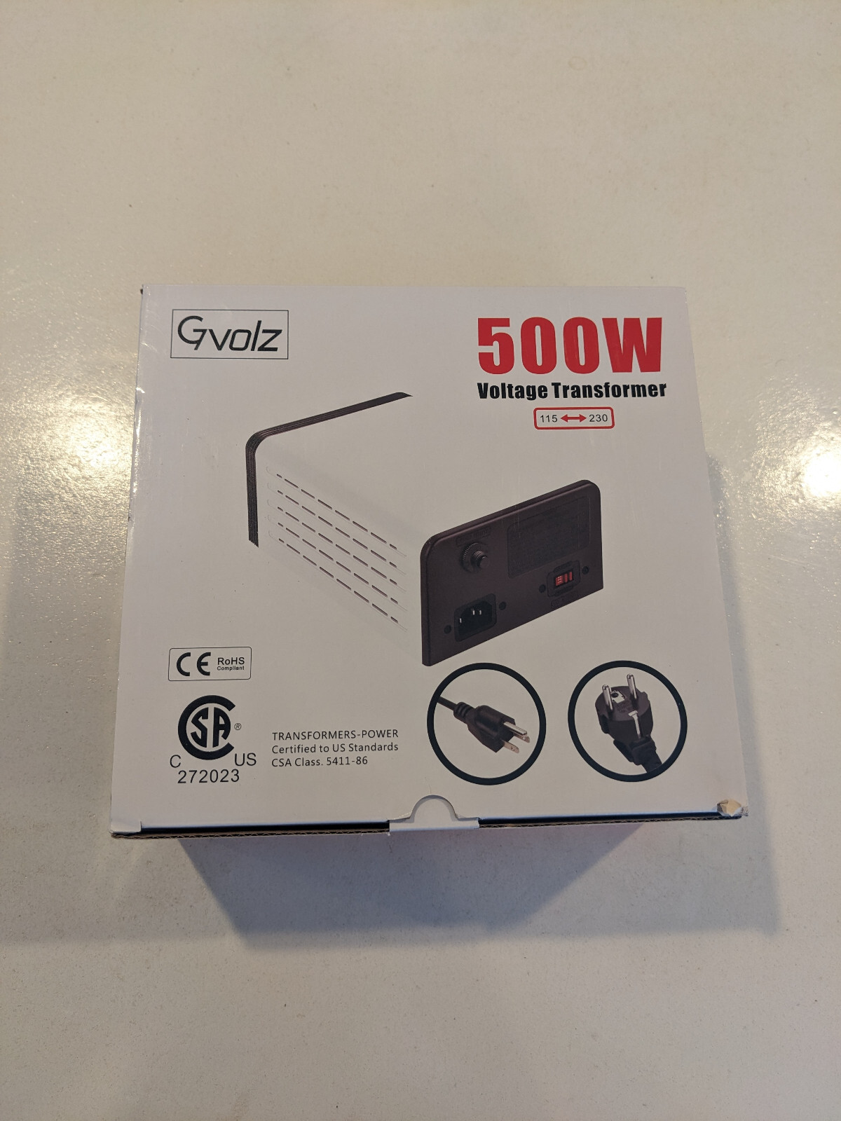 Gvolz 500W Voltage Transformer, Step Up / Step Down Transformer EU US USA Canada